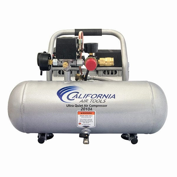 1HP 2 Gallon Oil-Free Aluminum Tank Air Compressor - Ultra Quiet