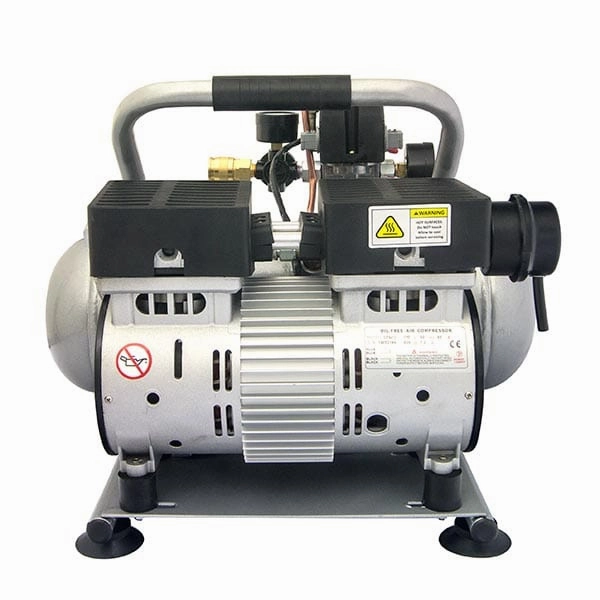 1HP 2 Gallon Oil-Free Aluminum Tank Air Compressor - Ultra Quiet