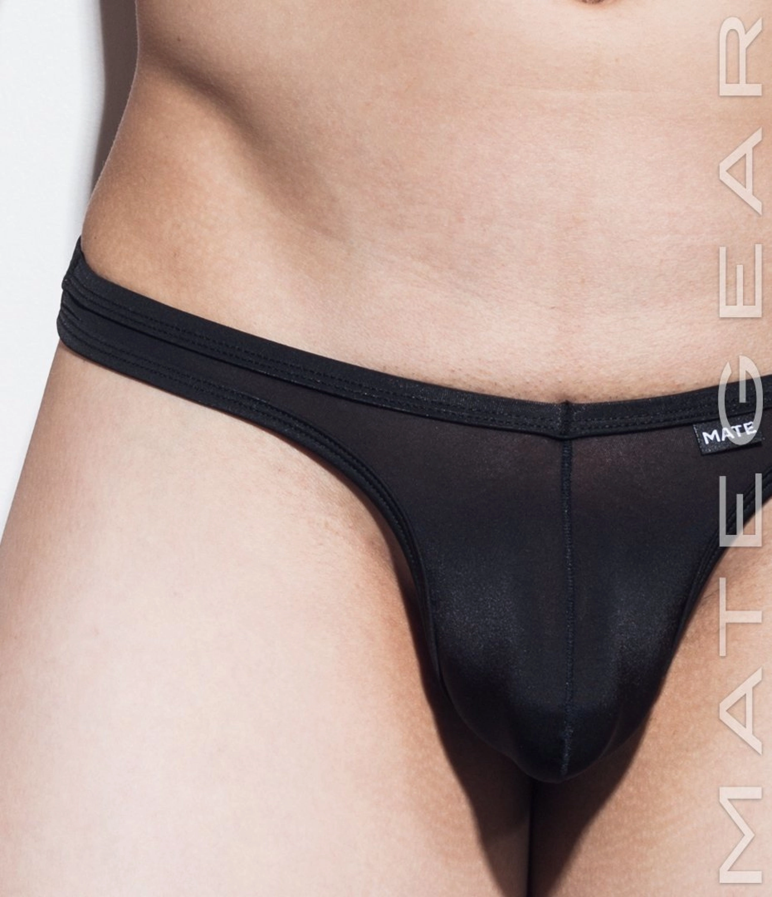 2pc/Pack Sexy Men's Underwear Signature Ultra Thongs - Kyo Ha (Ultra Thin Nylon Series / V Front / Tapered Sides)