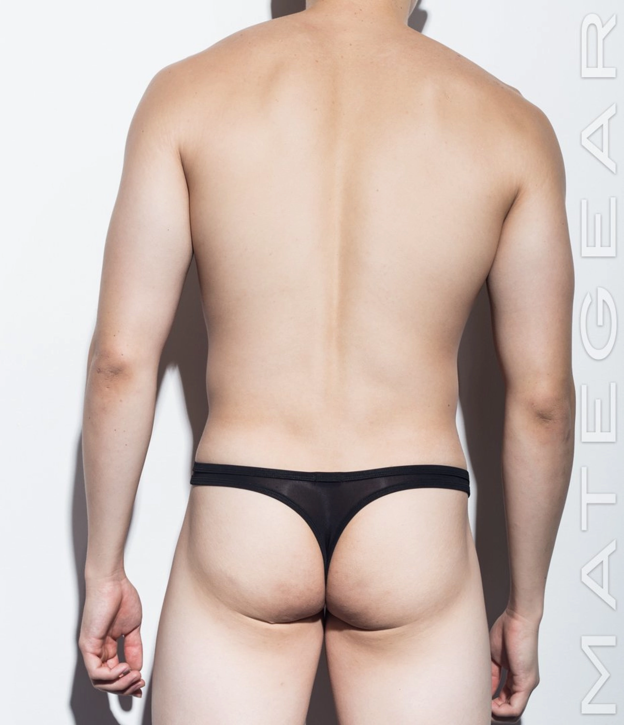 2pc/Pack Sexy Men's Underwear Signature Ultra Thongs - Kyo Ha (Ultra Thin Nylon Series / V Front / Tapered Sides)