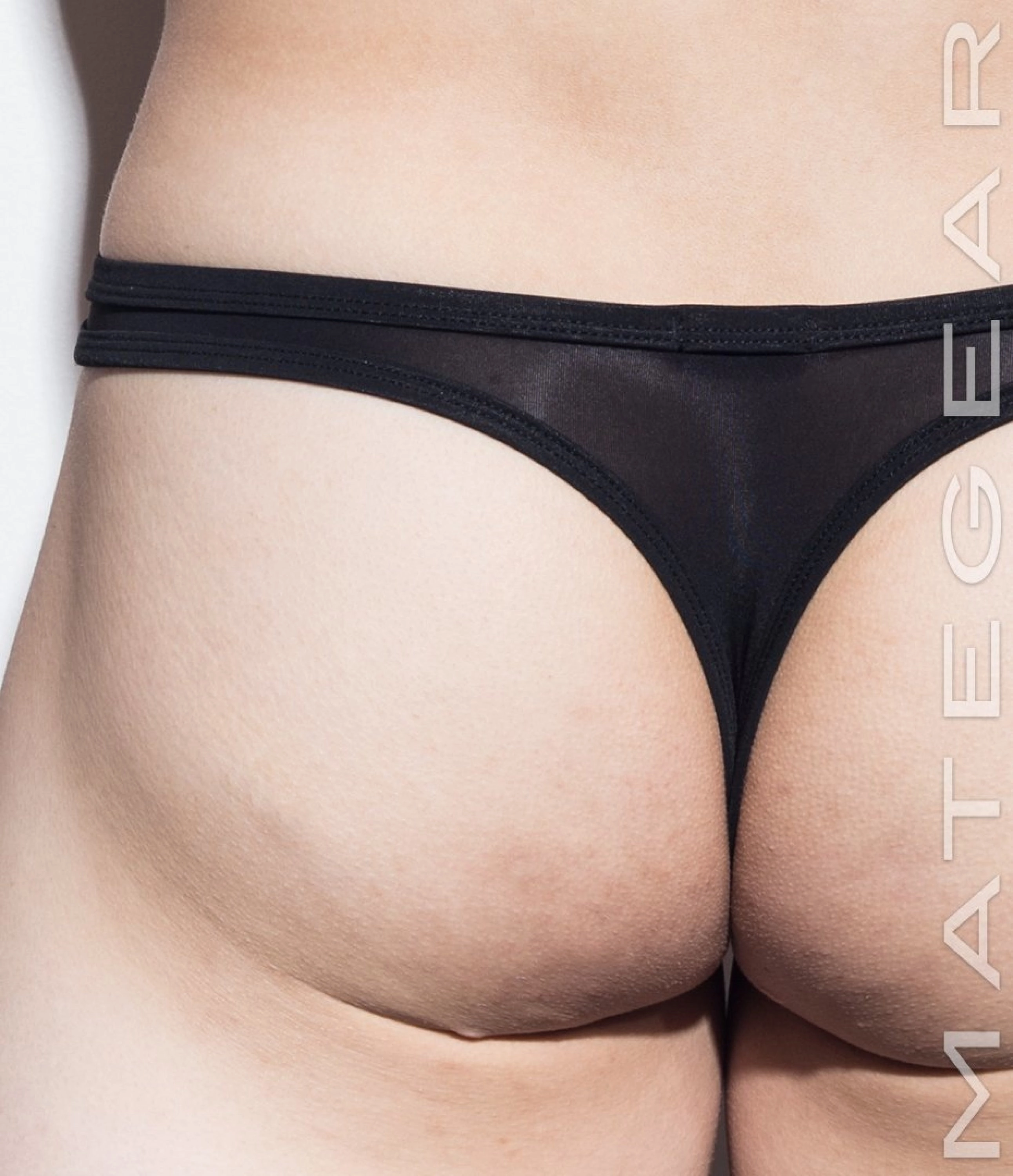 2pc/Pack Sexy Men's Underwear Signature Ultra Thongs - Kyo Ha (Ultra Thin Nylon Series / V Front / Tapered Sides)