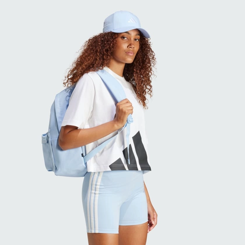 ADIDAS BARS GLOW BLUE/WHITE BACKPACK