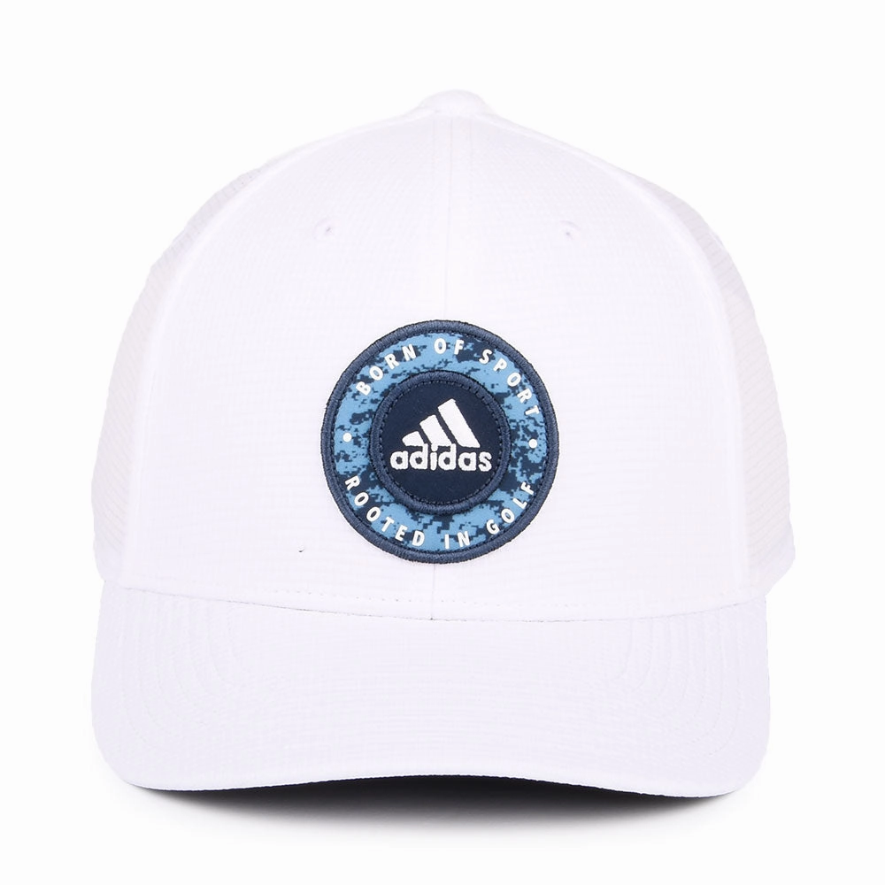 Adidas Hats Circle Snapback Cap - White