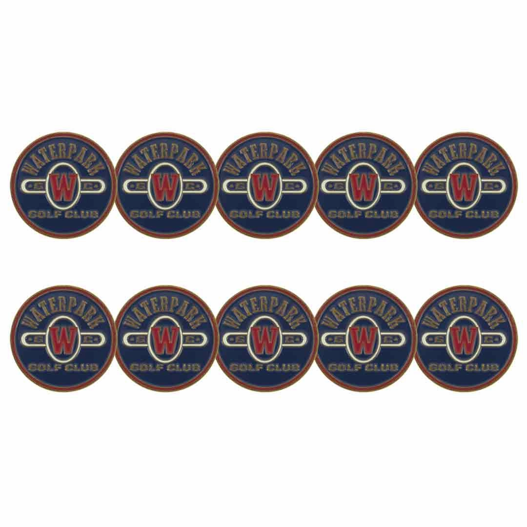 ahead - Water Park Golf Ball Markers (BM WATERPARK - NVY)
