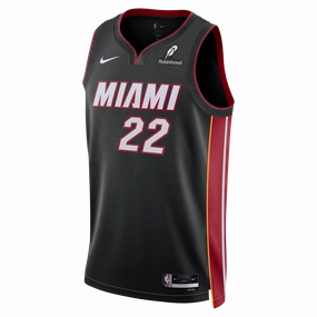 Andrew Wiggins Nike Miami HEAT Icon Black Youth Swingman Jersey