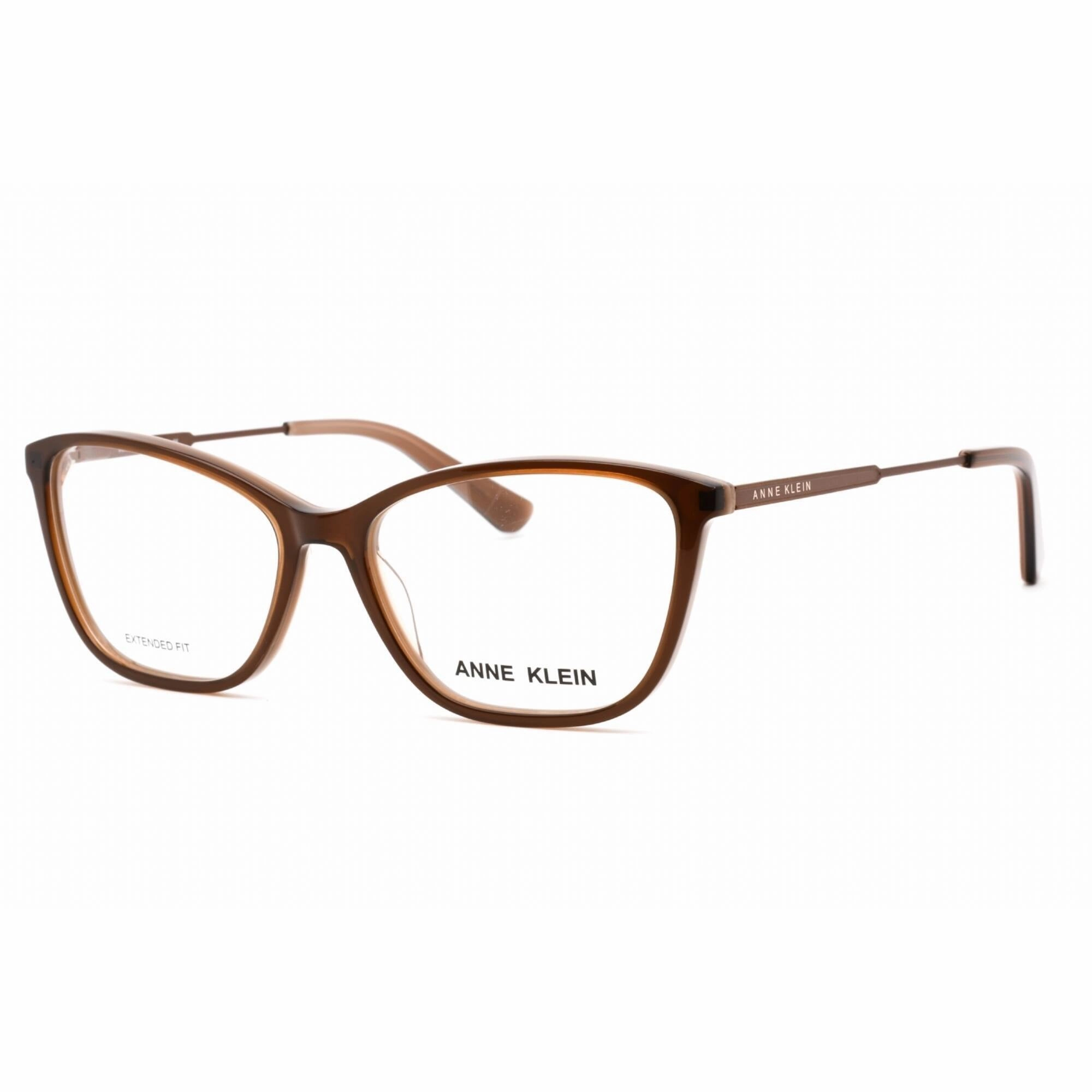 Anne Klein Men's Eyeglasses - Mocha Cat Eye Full Rim Plastic Frame | AK5080 200