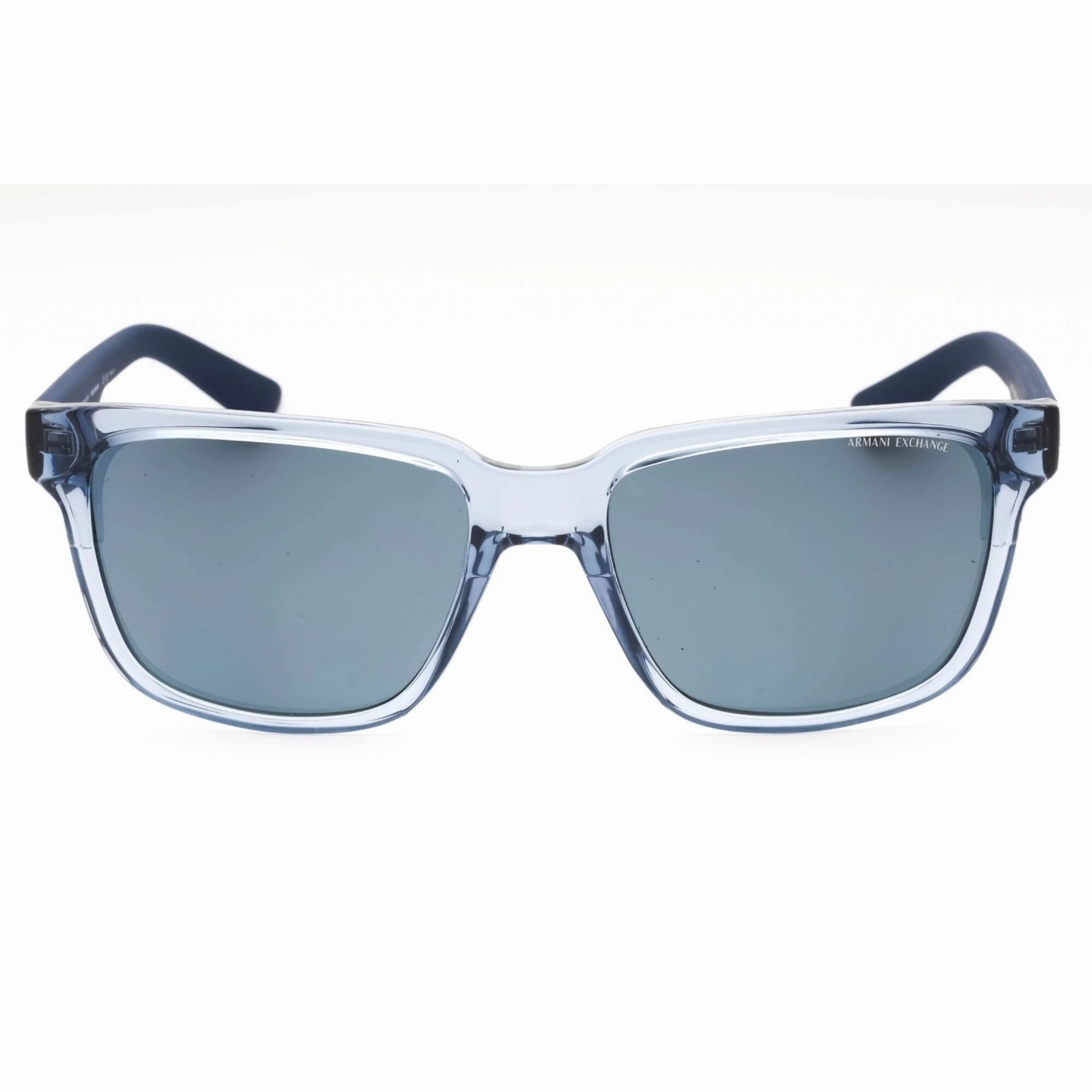 Armani Exchange Men's Sunglasses - Shiny Transparent Blue Frame | AX4026S 82782V