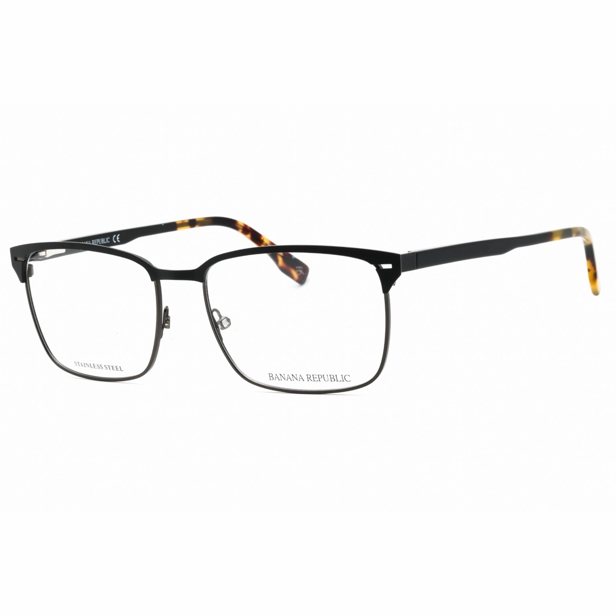 Banana Republic Men's Eyeglasses - Matte Black Ruthenium Full Rim Frame | ENZO 0TI7 00
