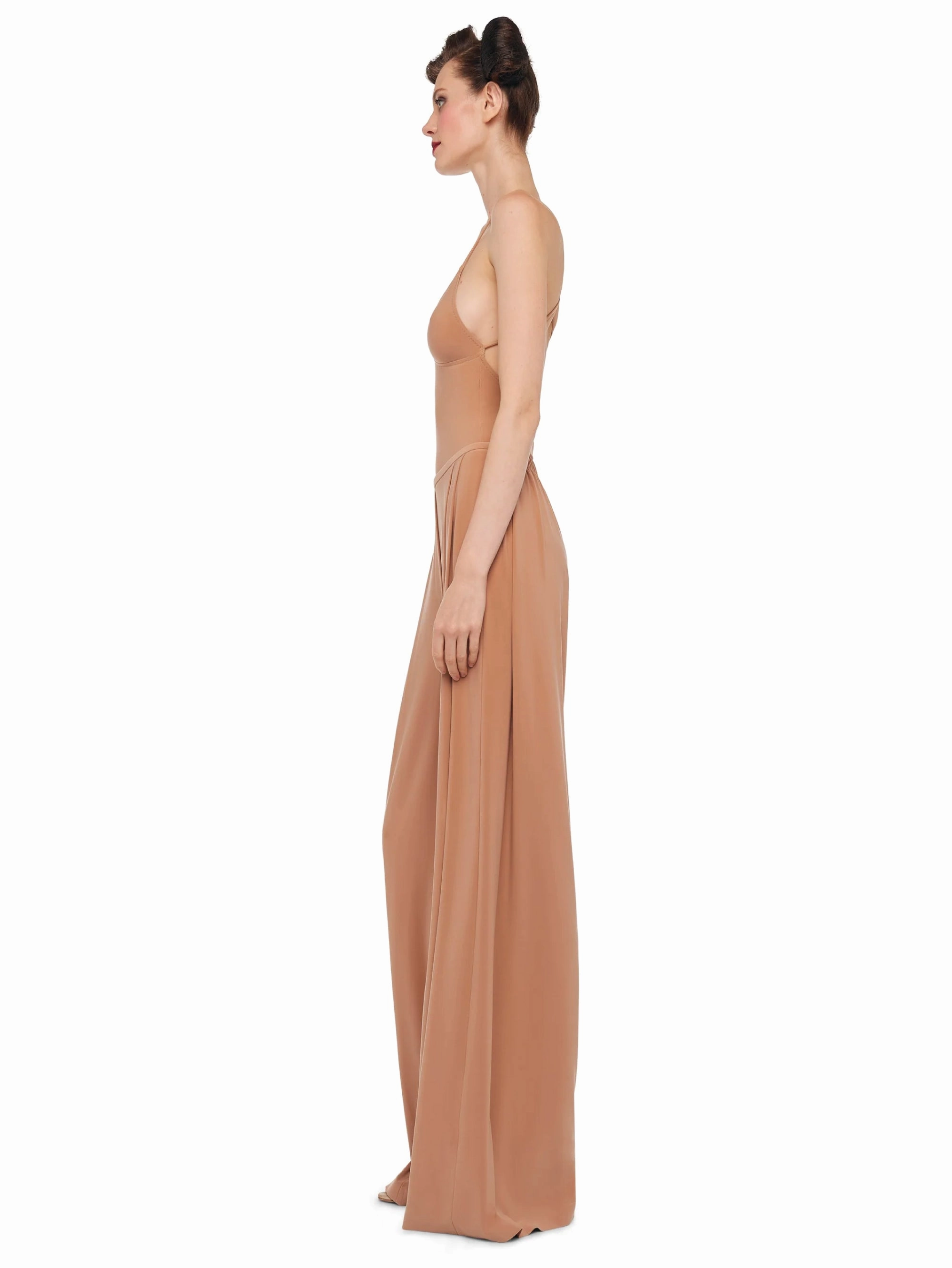 Bodycon Cross Back Cappuccino