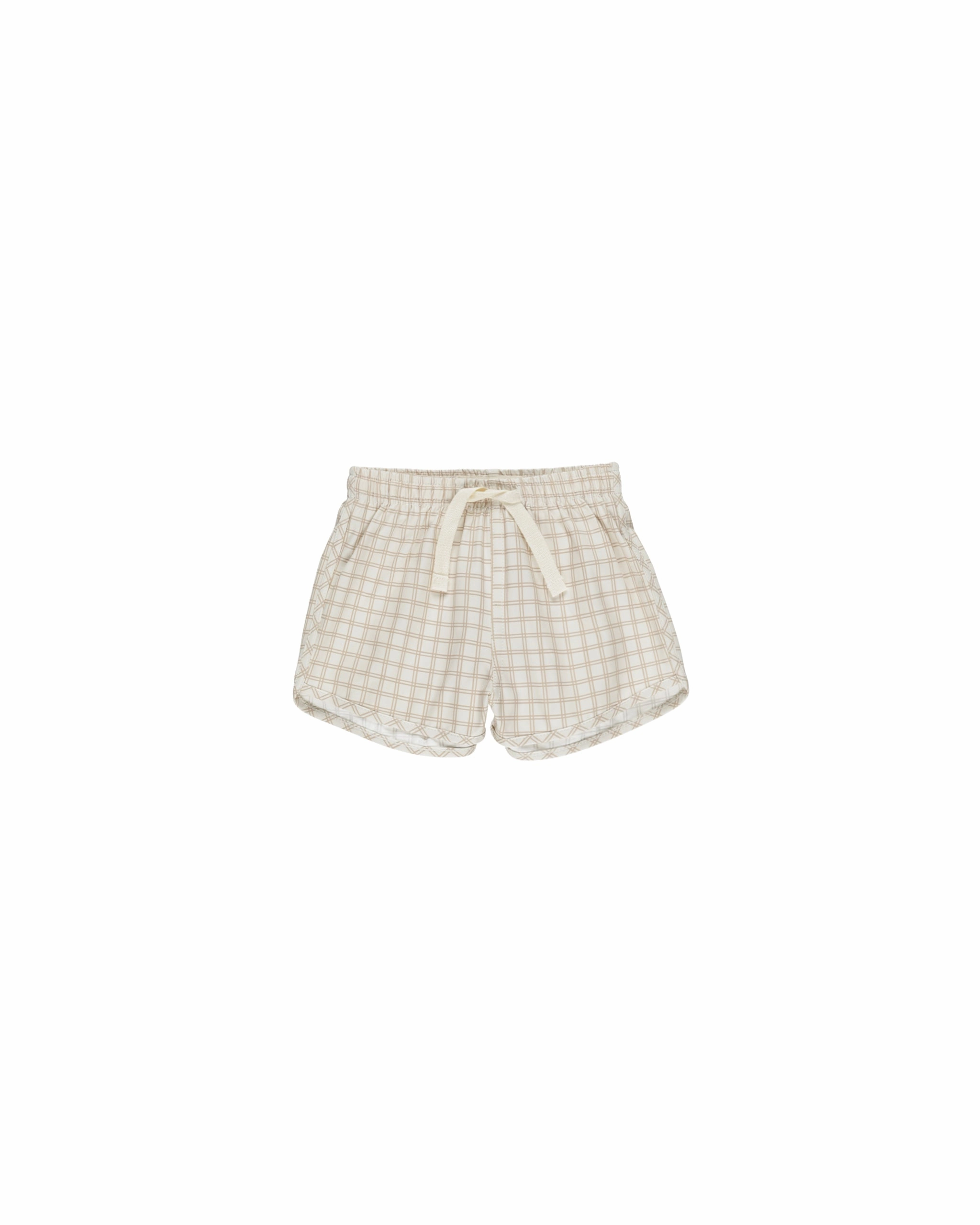 Boys Swim Short - Oat Check