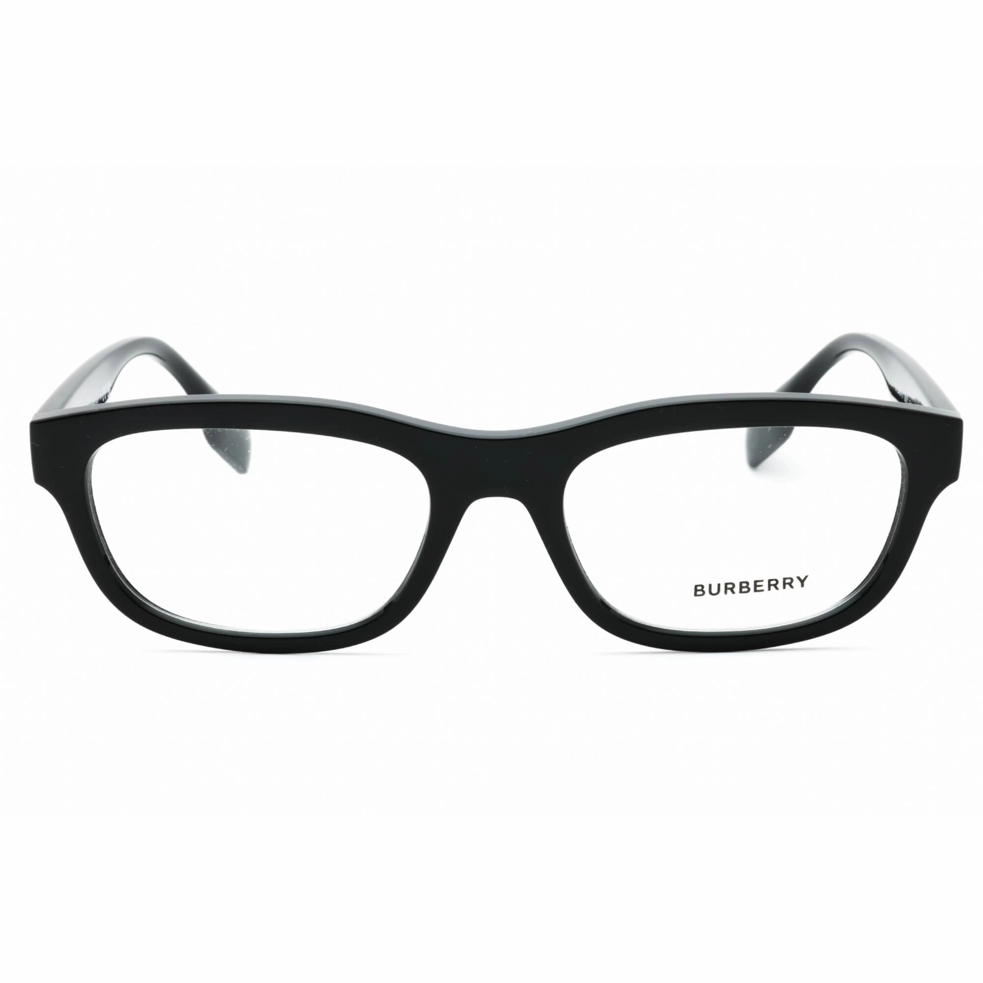 Burberry Men's Eyeglasses - Black Plastic Full Rim Rectangular Frame | 0BE2385U 3001
