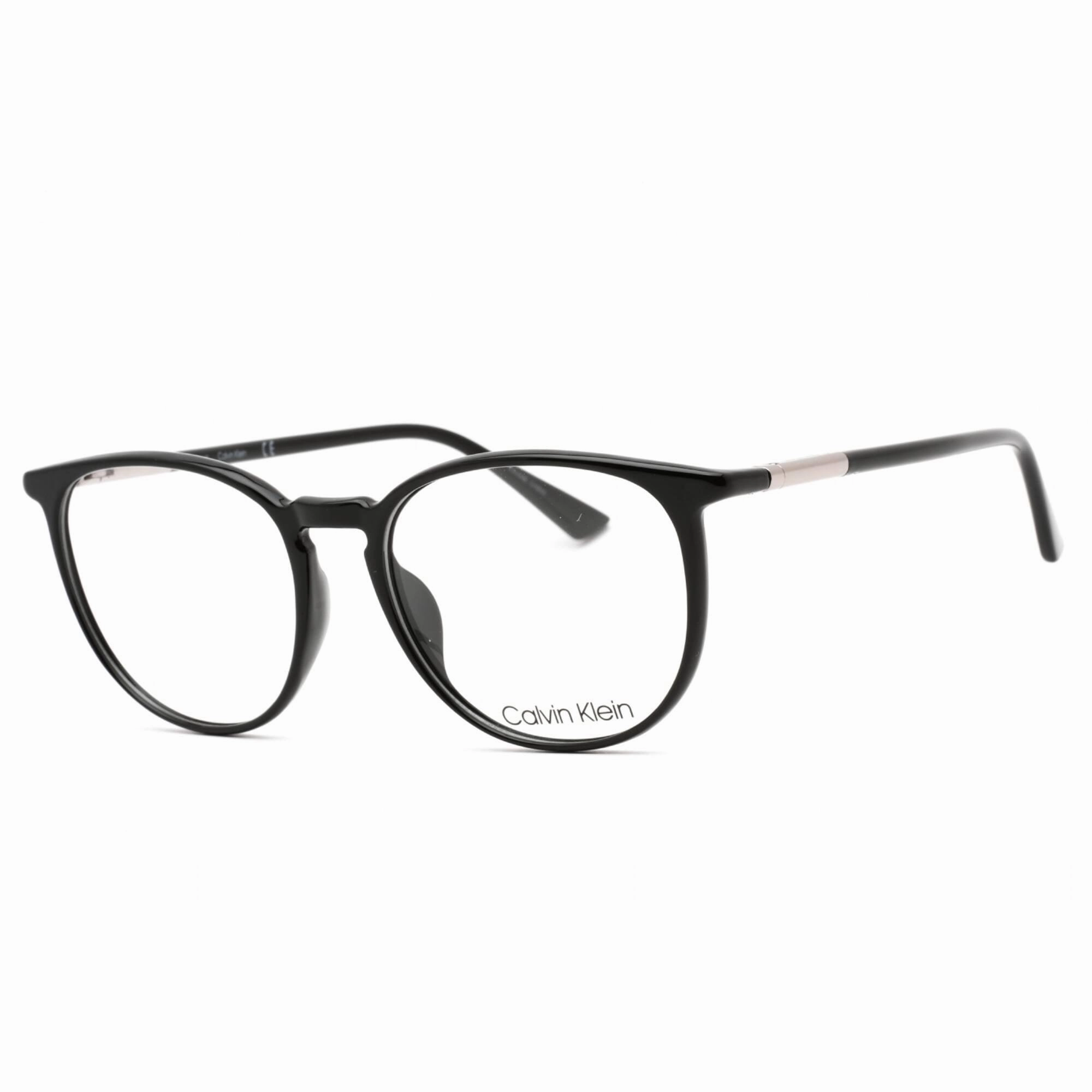 Calvin Klein Men's Eyeglasses - Full Rim Black Plastic Round Shape Frame | CK21522 001