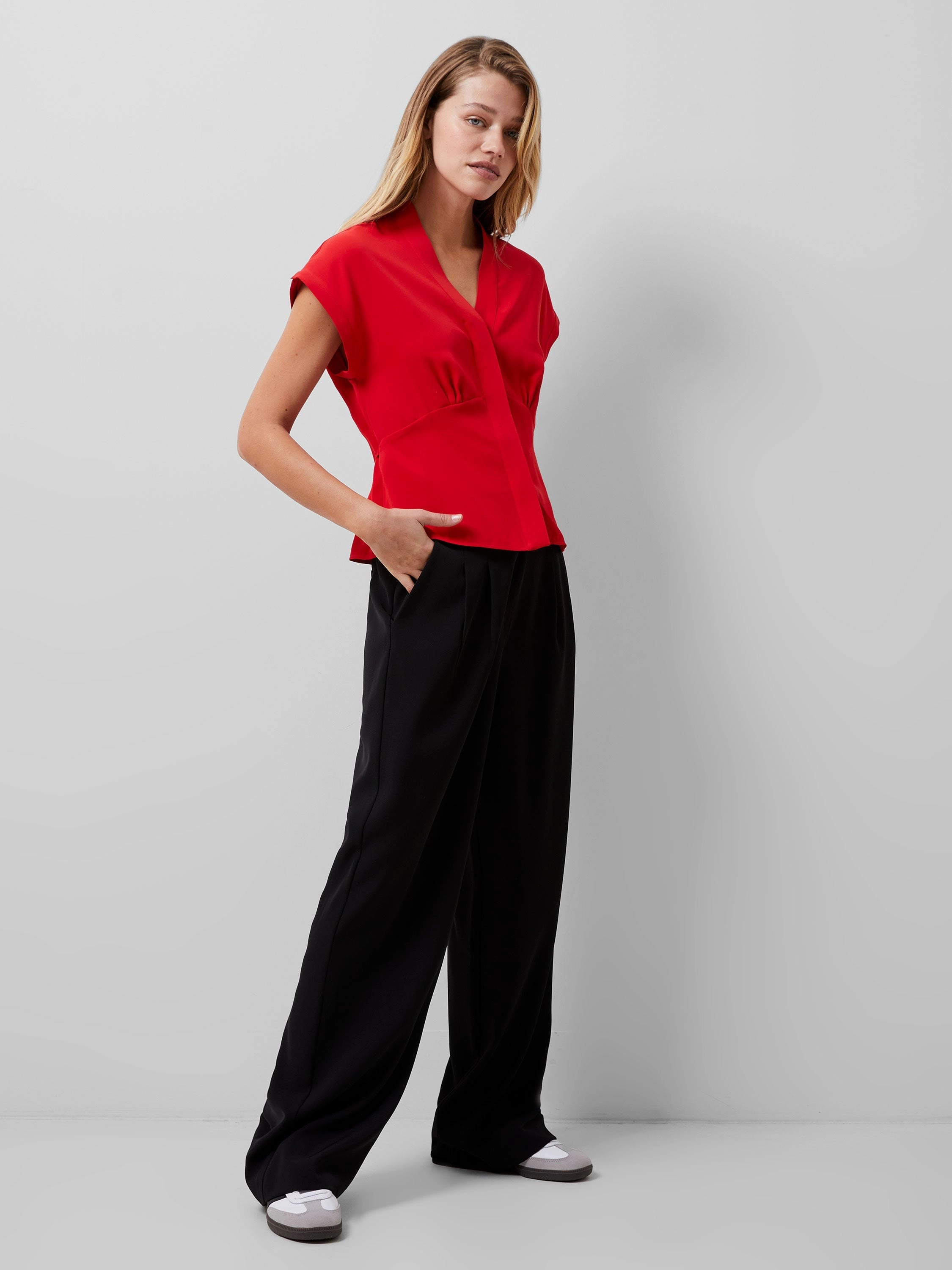 Carmen Recycled Crepe Blouse
