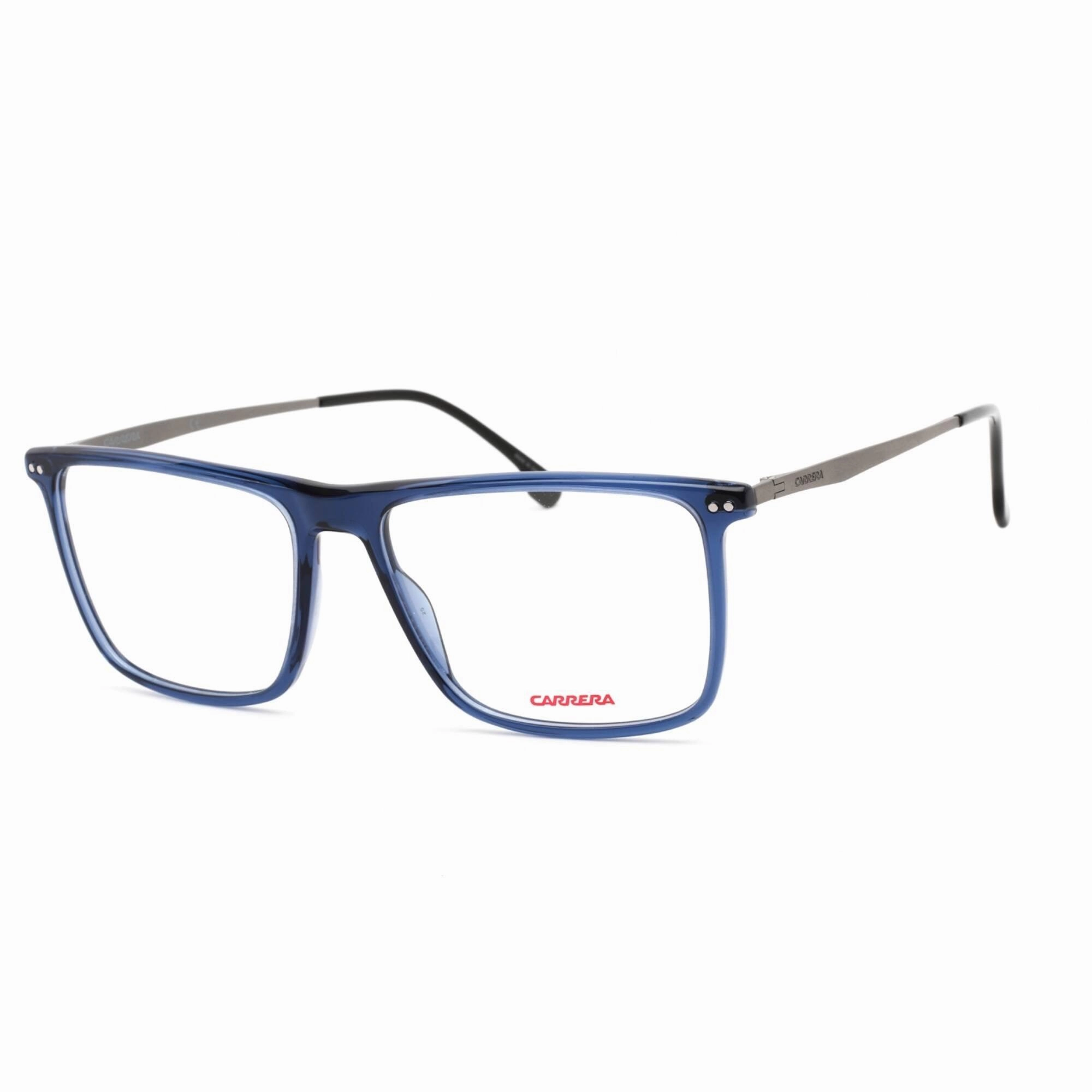 Carrera Men's Eyeglasses - Clear Demo Lens Blue Plastic Square Frame | Ca 8868 0PJP 00