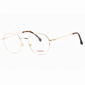 Carrera Men's Eyeglasses - Gold Metal Square Full Rim Frame Clear Lens | 180/F 0J5G 00
