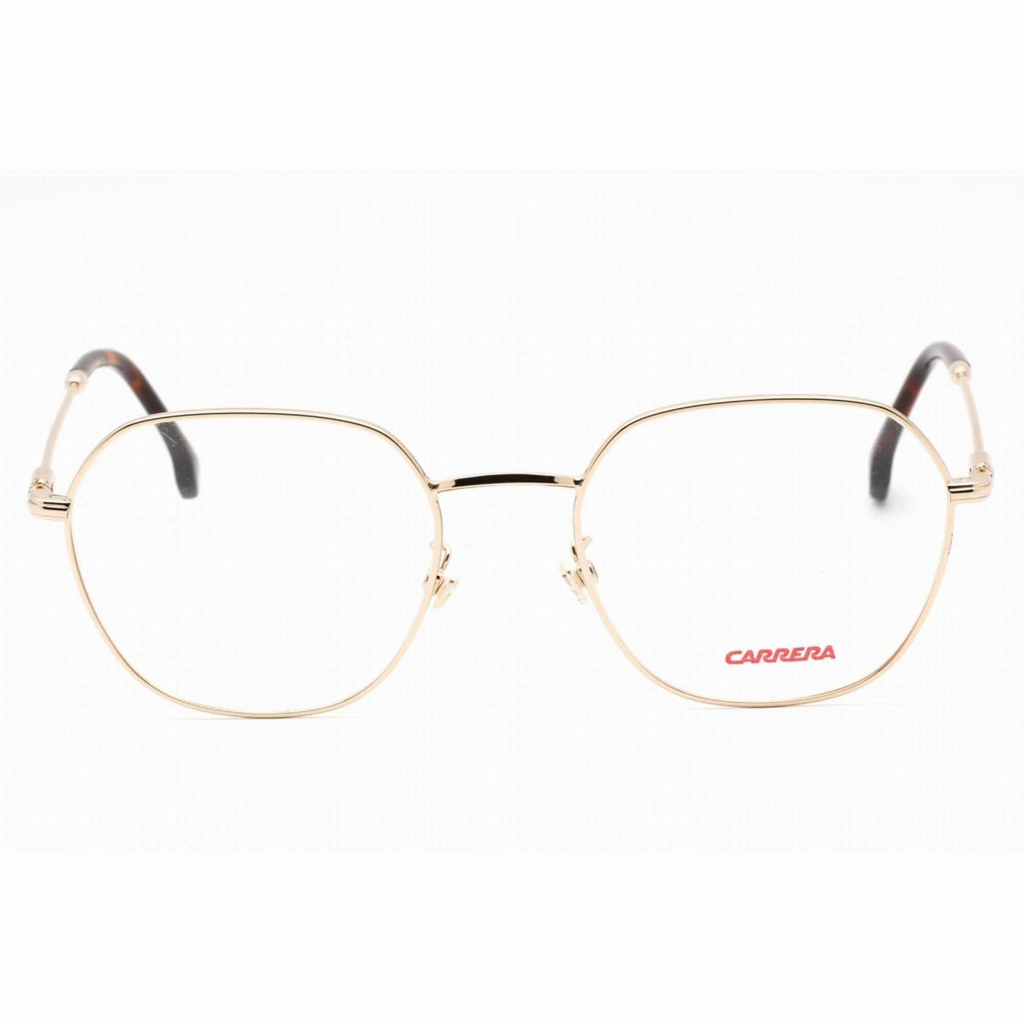 Carrera Men's Eyeglasses - Gold Metal Square Full Rim Frame Clear Lens | 180/F 0J5G 00