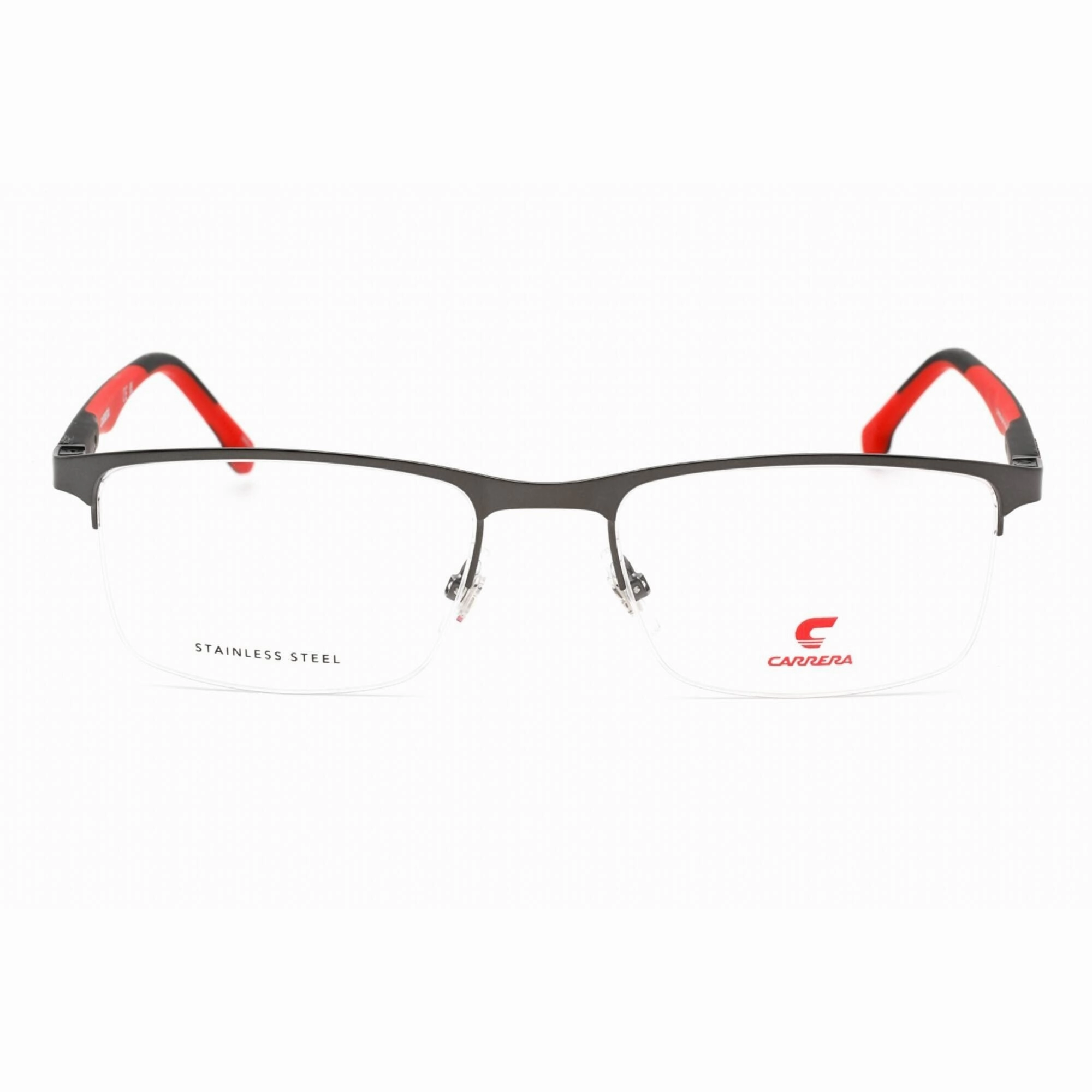 Carrera Men's Eyeglasses - Half Rim Matte Ruthenium Metal | CARRERA 8843 0R80 00