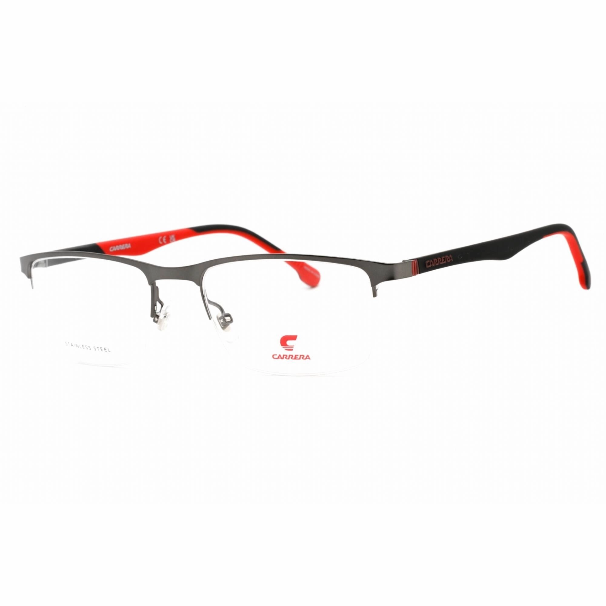 Carrera Men's Eyeglasses - Half Rim Matte Ruthenium Metal | CARRERA 8843 0R80 00