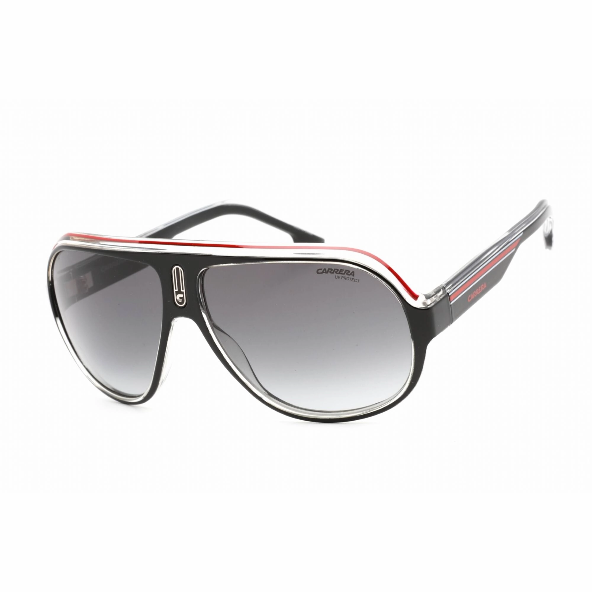 Carrera Men's Sunglasses - Black White Red Plastic Frame | SPEEDWAY/N 0T4O 9O