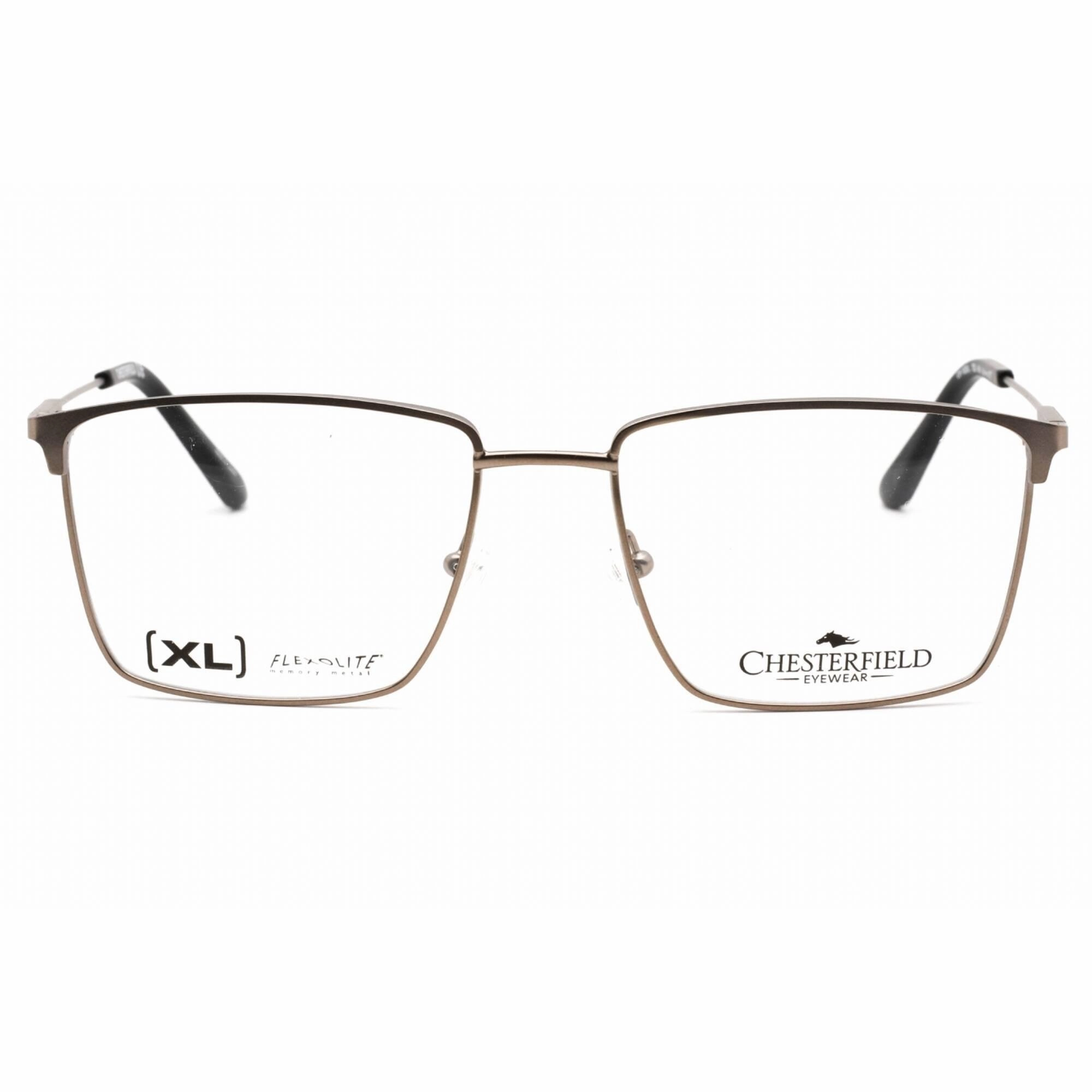 Chesterfield Men's Eyeglasses - Dark Ruthenium Rectangular Frame | CH 102XL 0TZ2 00