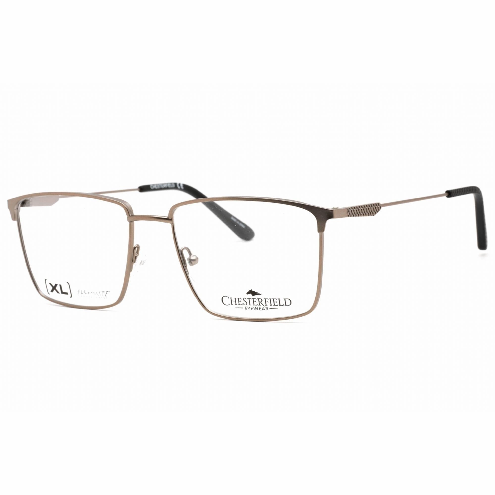 Chesterfield Men's Eyeglasses - Dark Ruthenium Rectangular Frame | CH 102XL 0TZ2 00