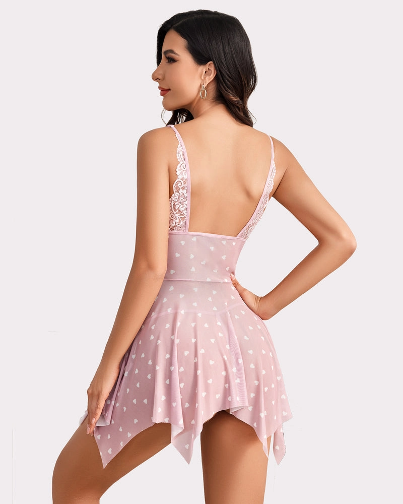 Christmas Front Closure Babydoll