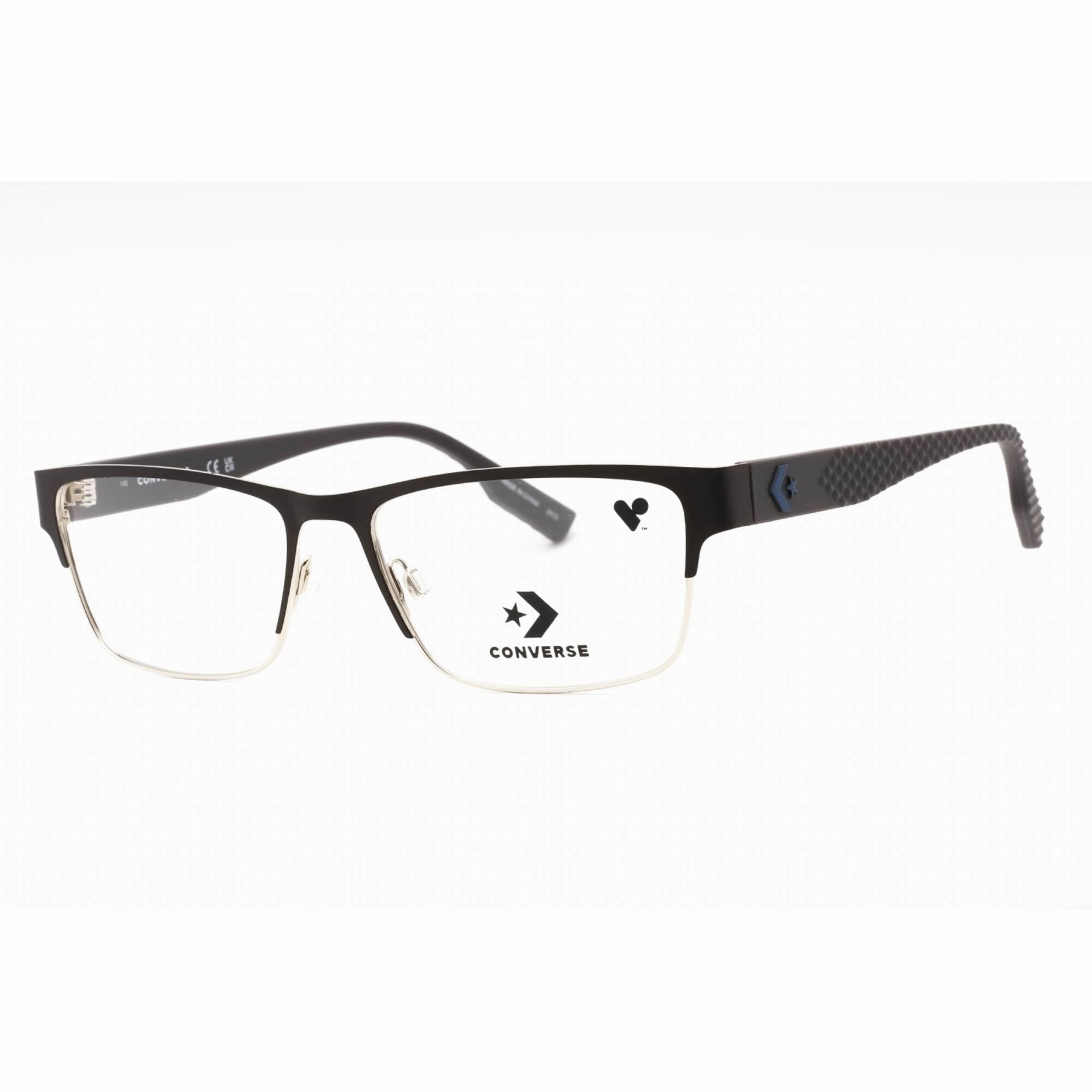 Converse Men's Eyeglasses - Matte Storm Wind Rectangular Half Rim Frame | CV3008 015