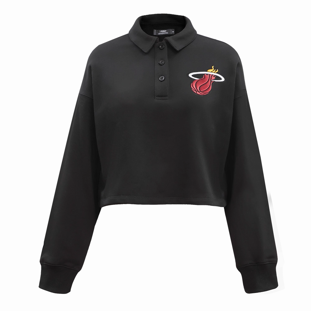 Court Culture Women's Cropped Longsleeve Polo