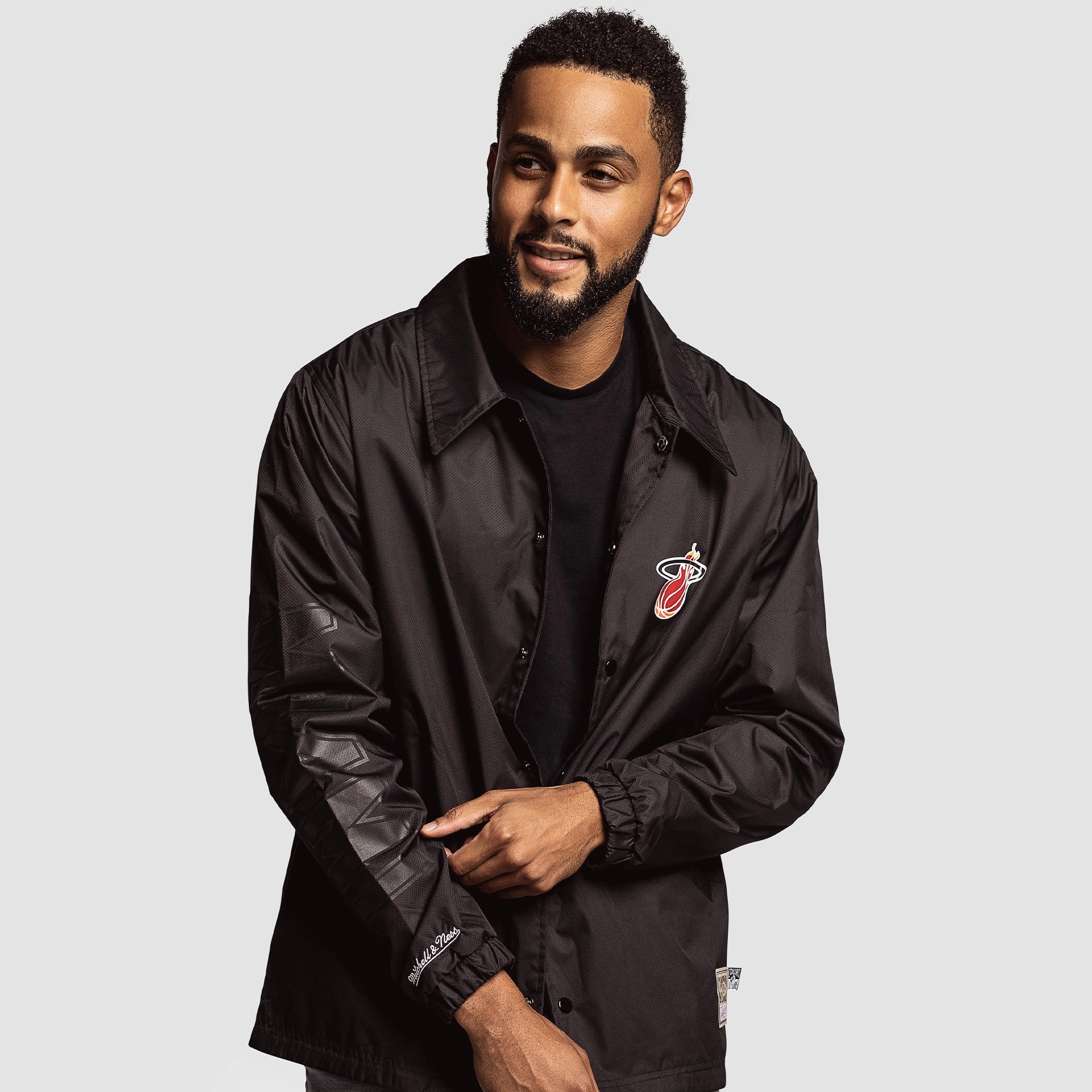 Court Culture x Mitchell & Ness Miami HEAT Coaches Jacket