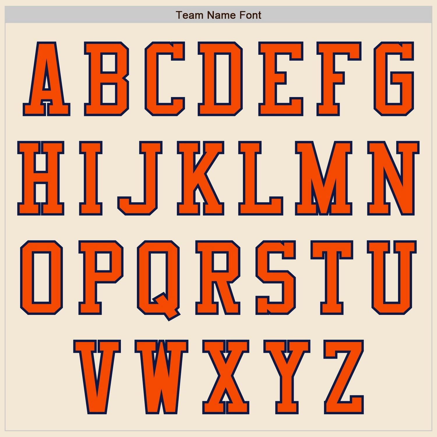 Custom Cream Orange-Navy Authentic Baseball Jersey