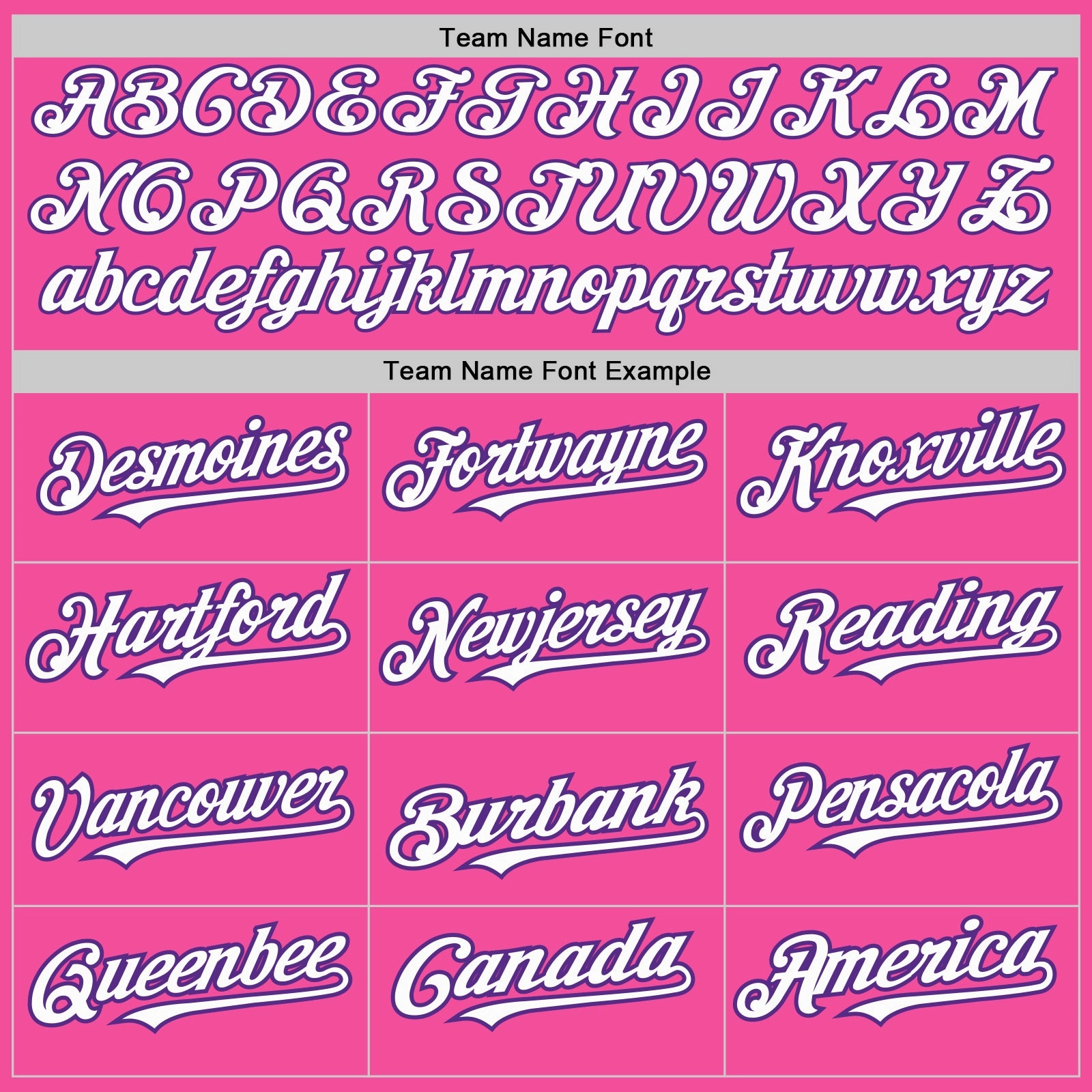 Custom Pink White-Purple 3 Colors Arm Shapes Authentic Baseball Jersey