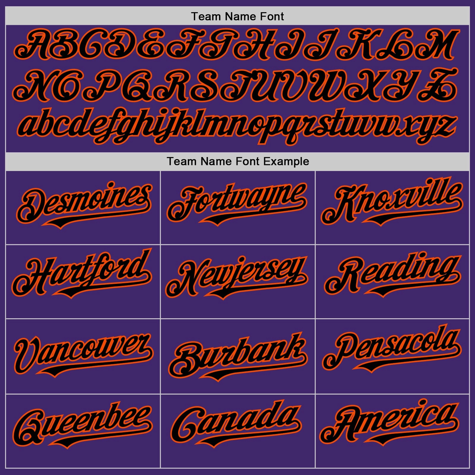 Custom Purple Black-Orange Line Authentic Baseball Jersey