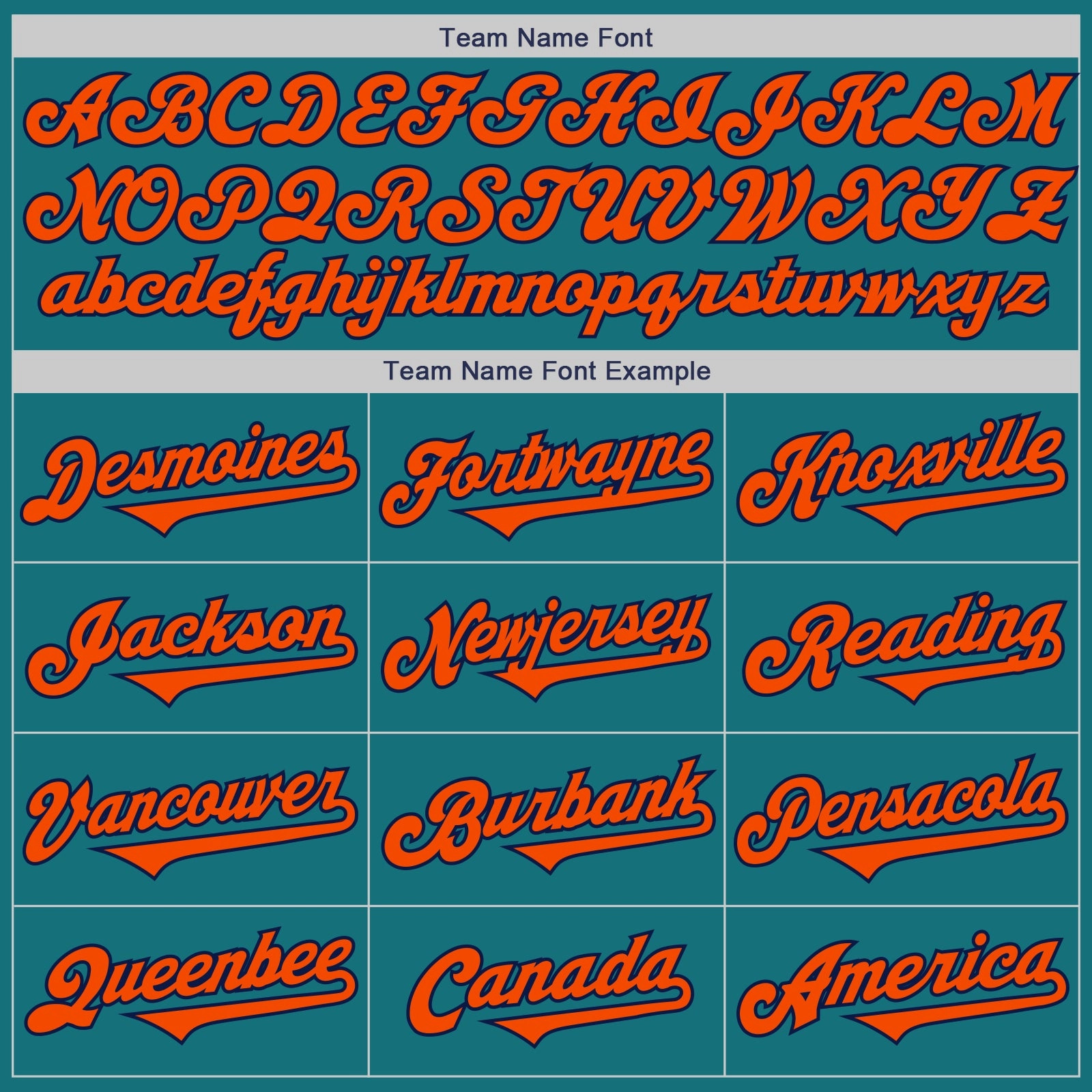Custom Teal Orange-Navy Authentic Two Tone Baseball Jersey