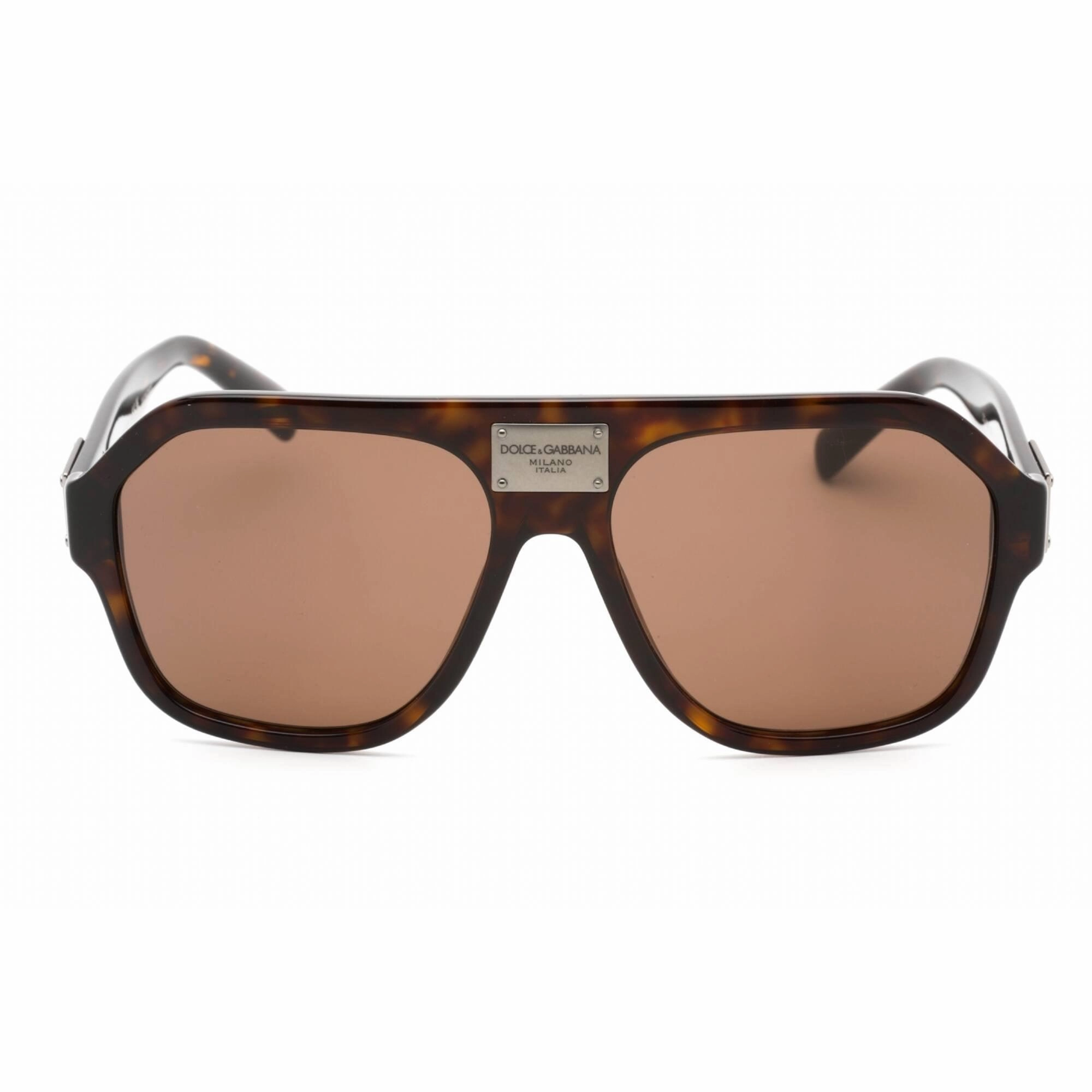 Dolce & Gabbana Men's Sunglasses - Full Rim Havana Plastic Square | 0DG4433 502/73