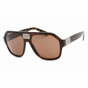 Dolce & Gabbana Men's Sunglasses - Full Rim Havana Plastic Square | 0DG4433 502/73