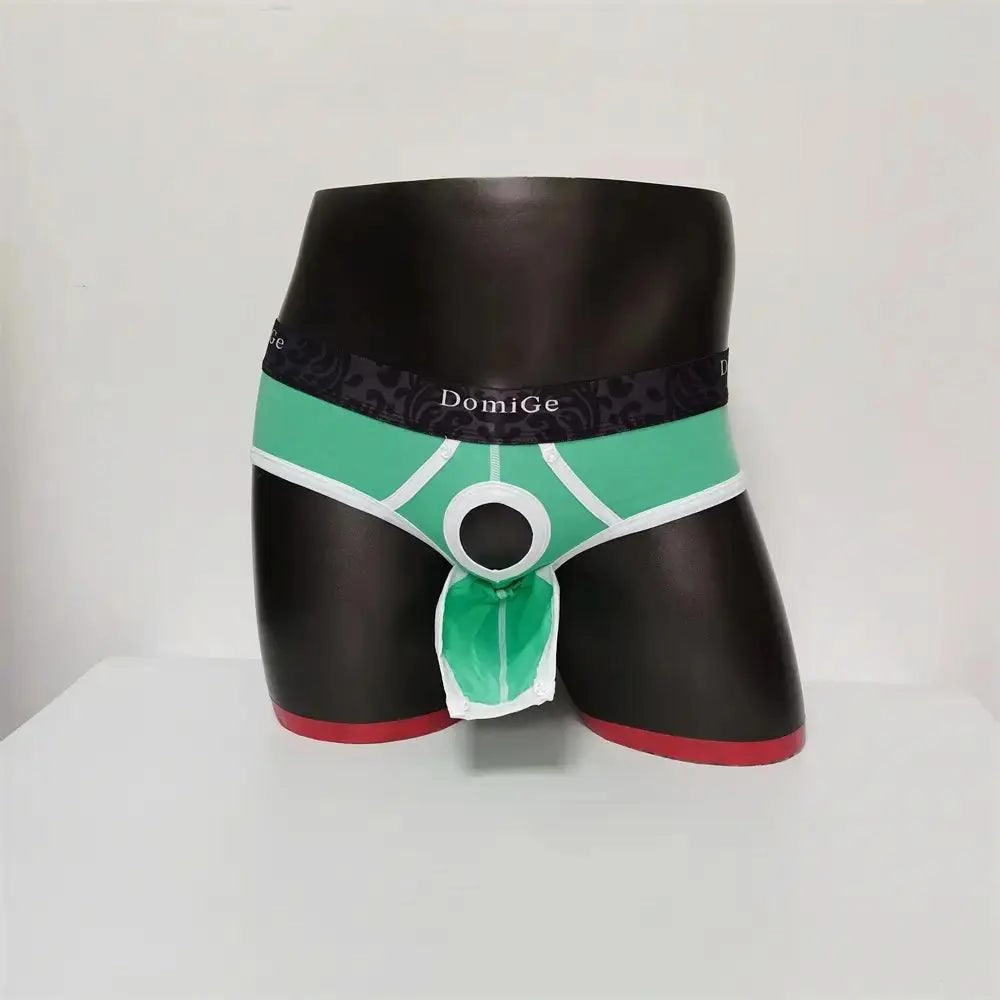 DomiGe Men's Cotton Stretch Briefs with Dual Pouch Underwear