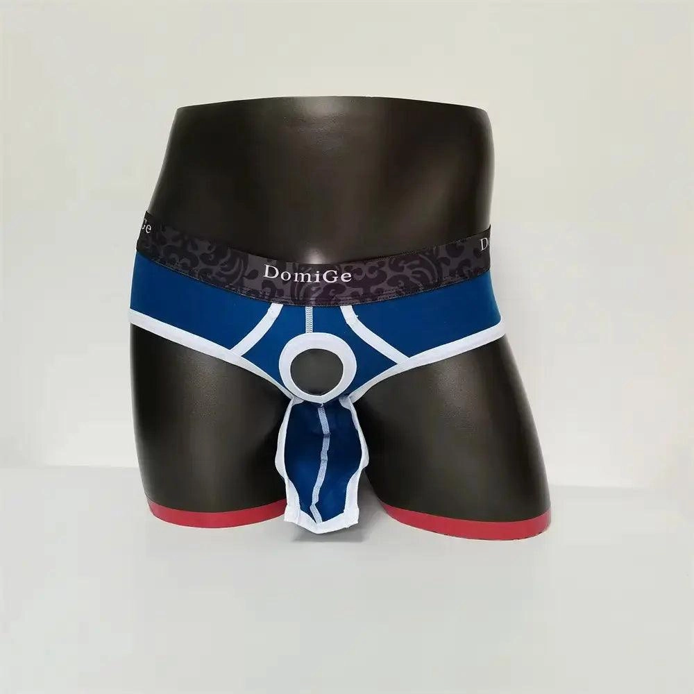 DomiGe Men's Cotton Stretch Briefs with Dual Pouch Underwear