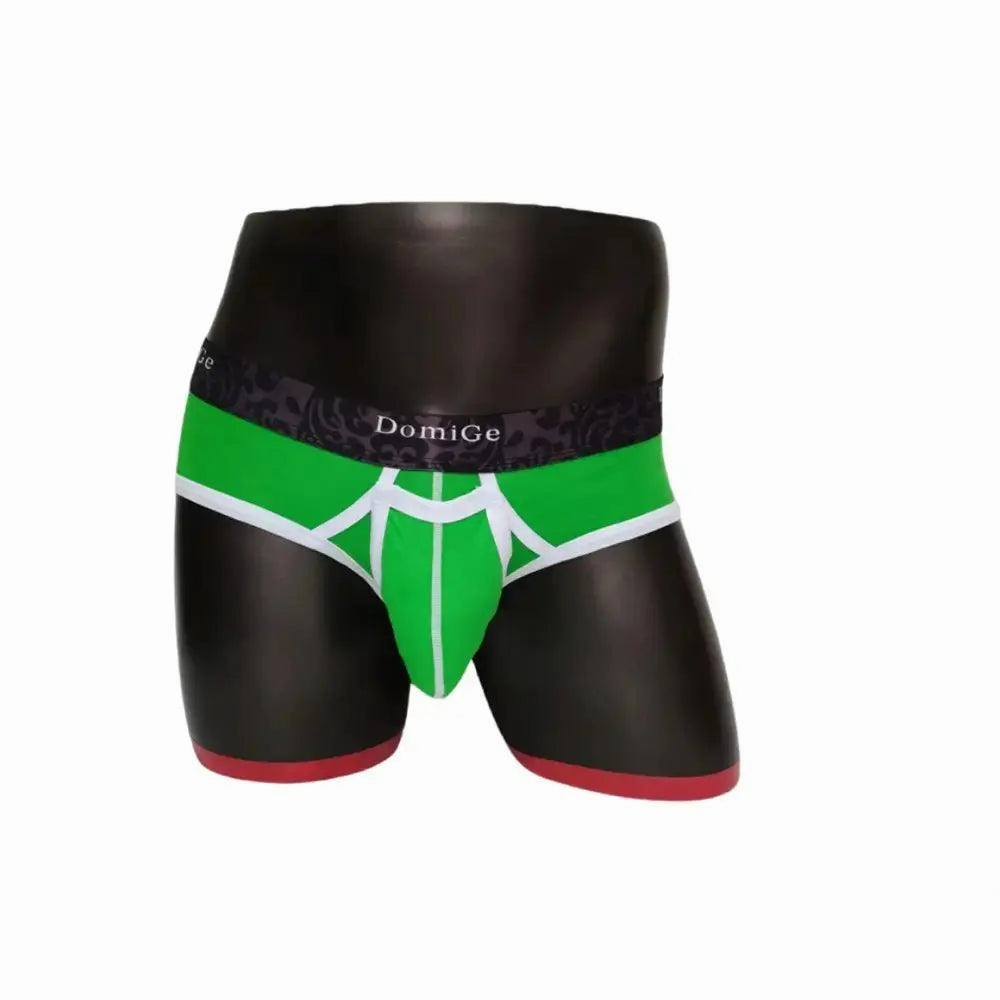 DomiGe Men's Cotton Stretch Briefs with Dual Pouch Underwear