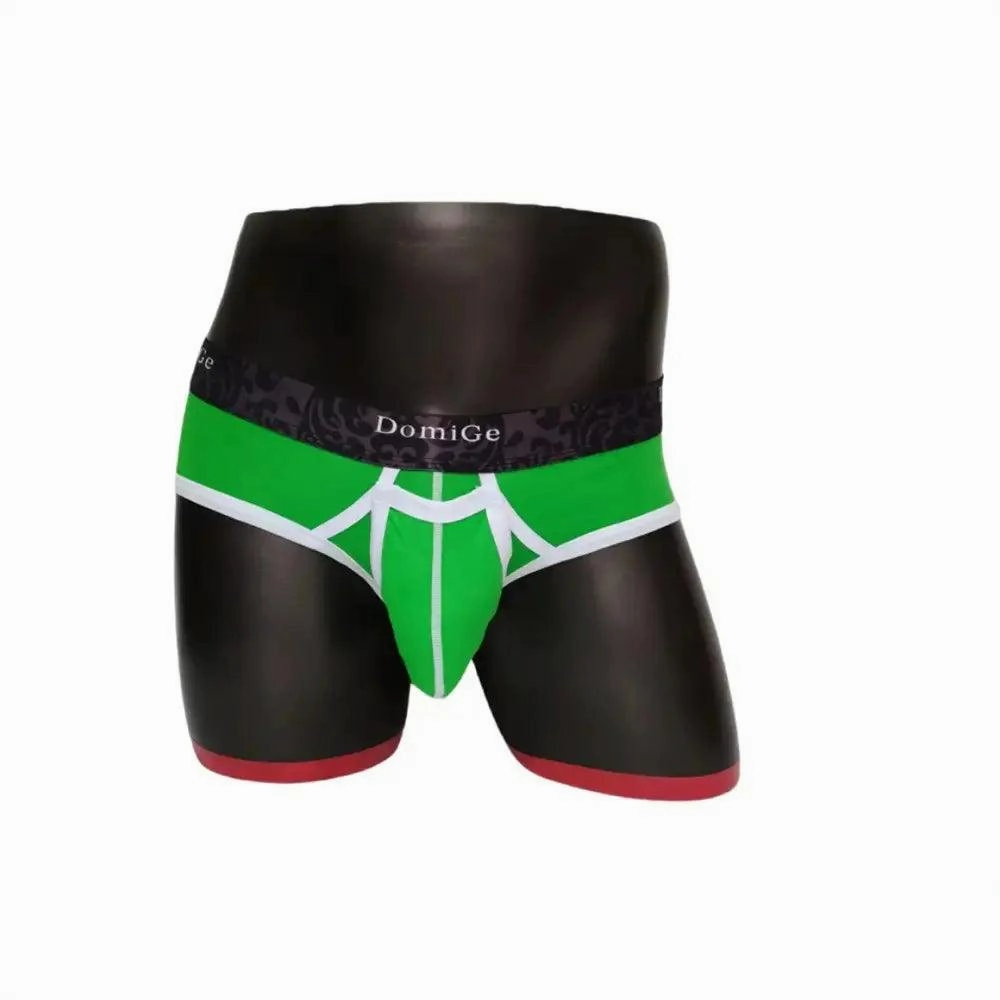 DomiGe Men's Cotton Stretch Briefs with Dual Pouch Underwear