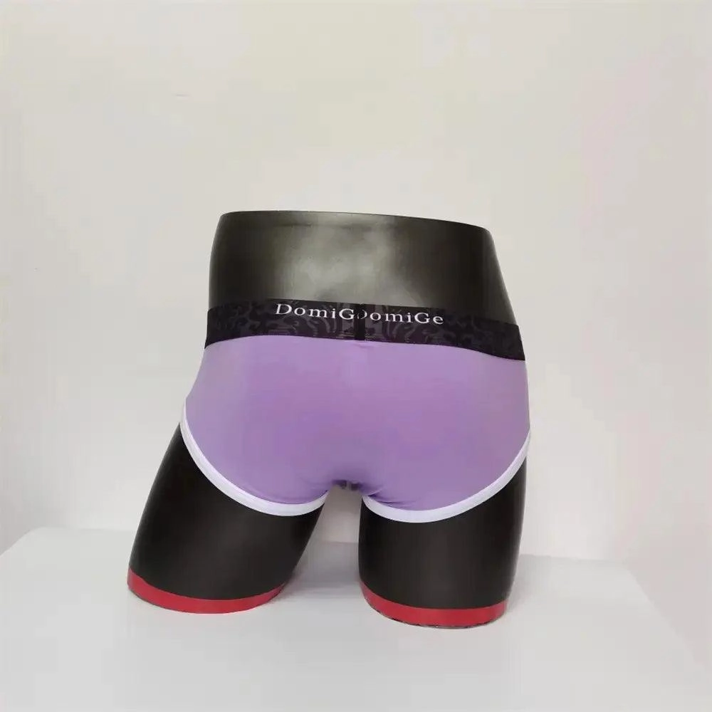 DomiGe Men's Cotton Stretch Briefs with Dual Pouch Underwear
