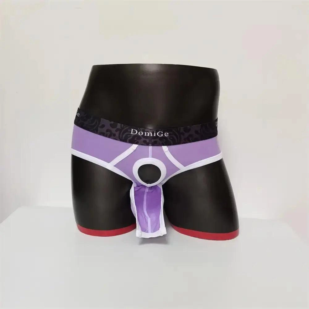 DomiGe Men's Cotton Stretch Briefs with Dual Pouch Underwear