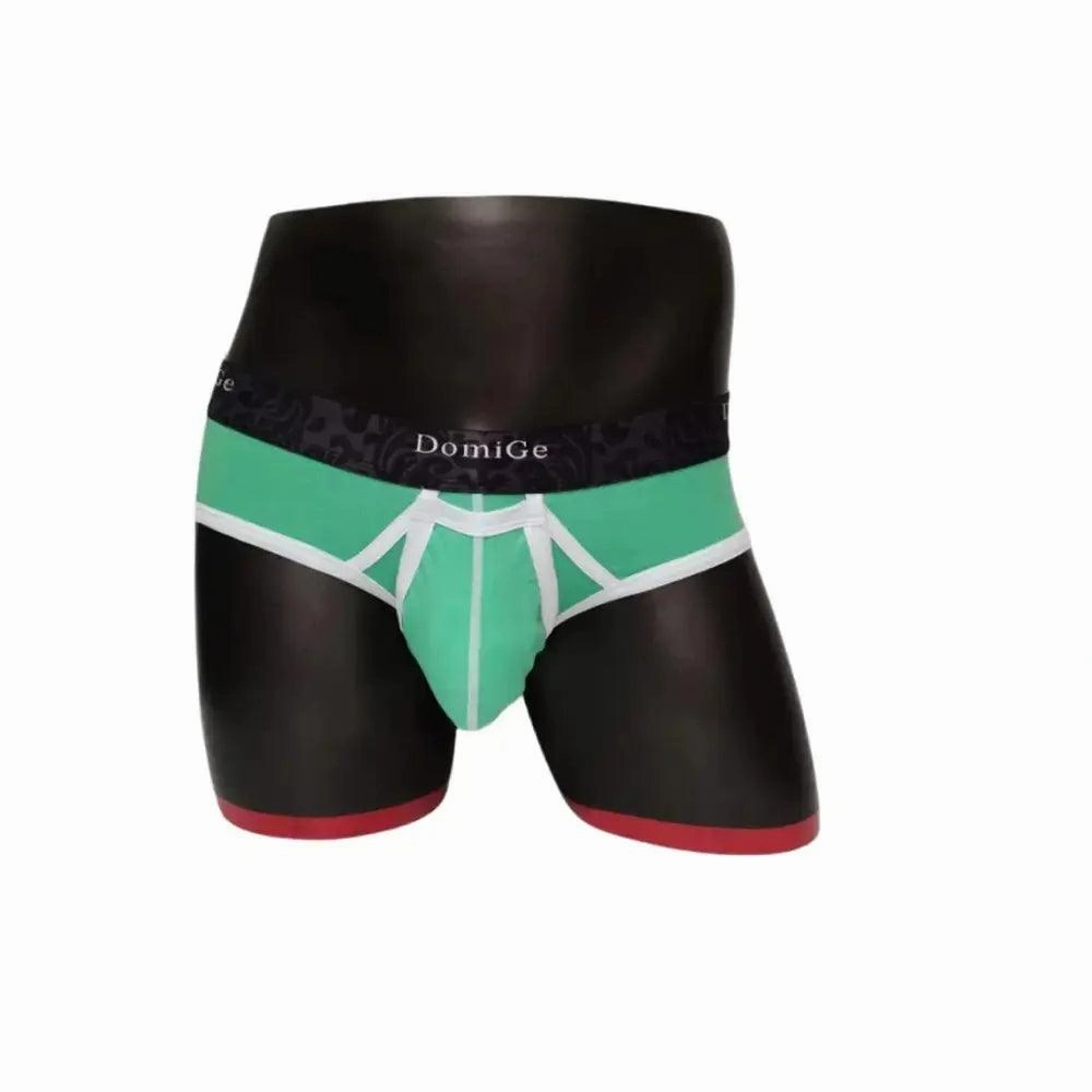 DomiGe Men's Cotton Stretch Briefs with Dual Pouch Underwear