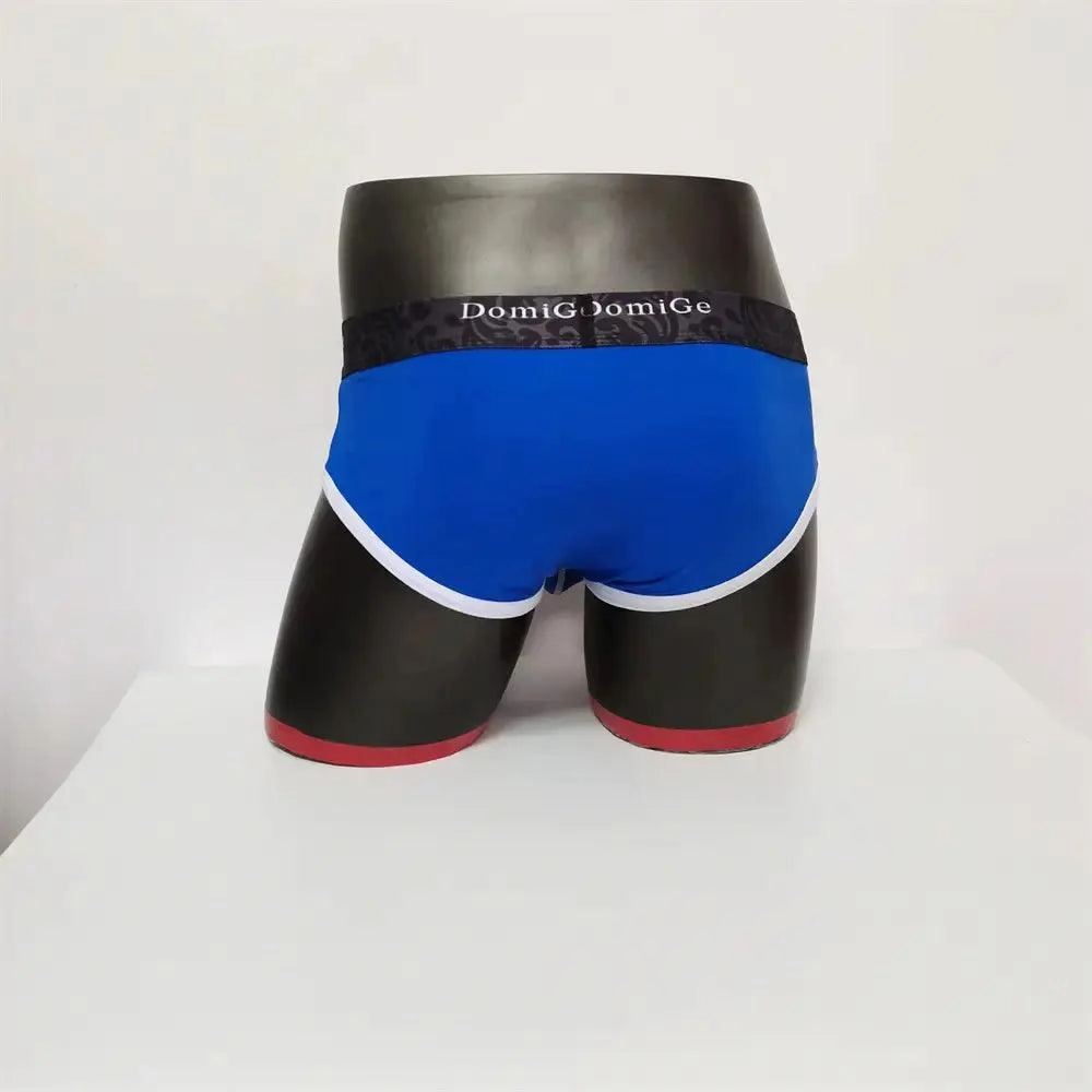 DomiGe Men's Cotton Stretch Briefs with Dual Pouch Underwear
