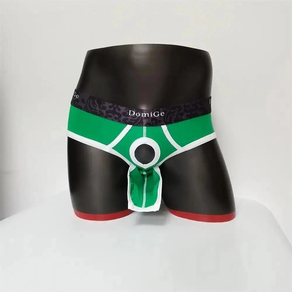 DomiGe Men's Cotton Stretch Briefs with Dual Pouch Underwear