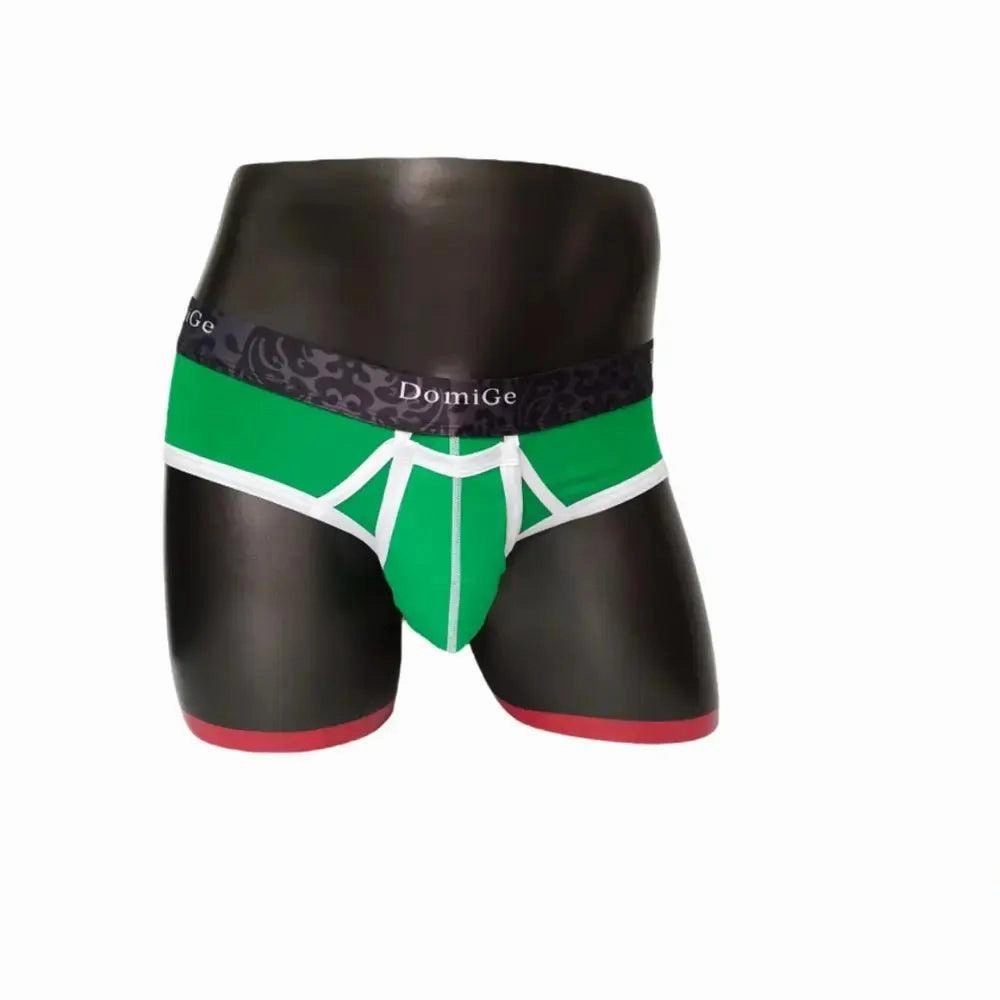 DomiGe Men's Cotton Stretch Briefs with Dual Pouch Underwear