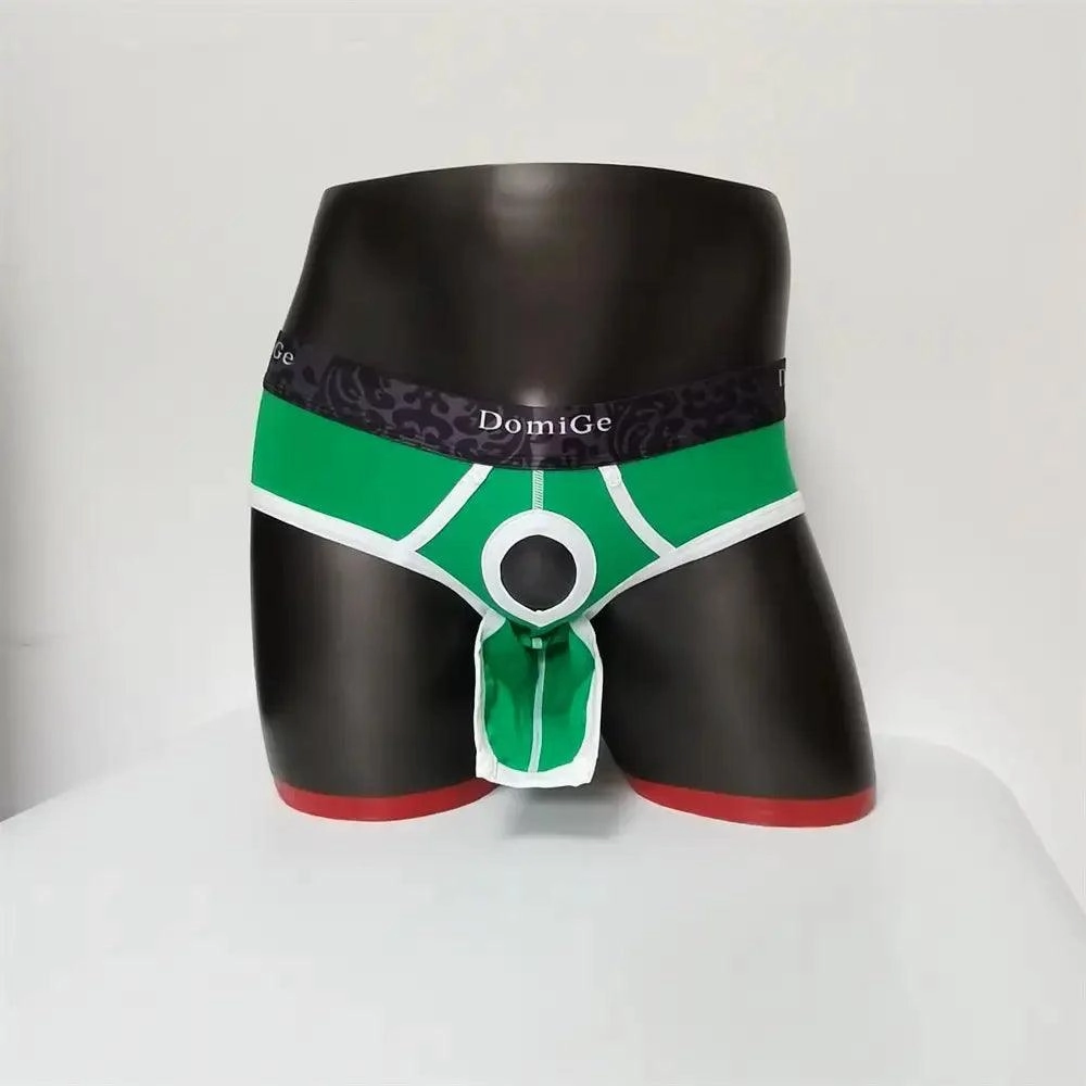 DomiGe Men's Cotton Stretch Briefs with Dual Pouch Underwear