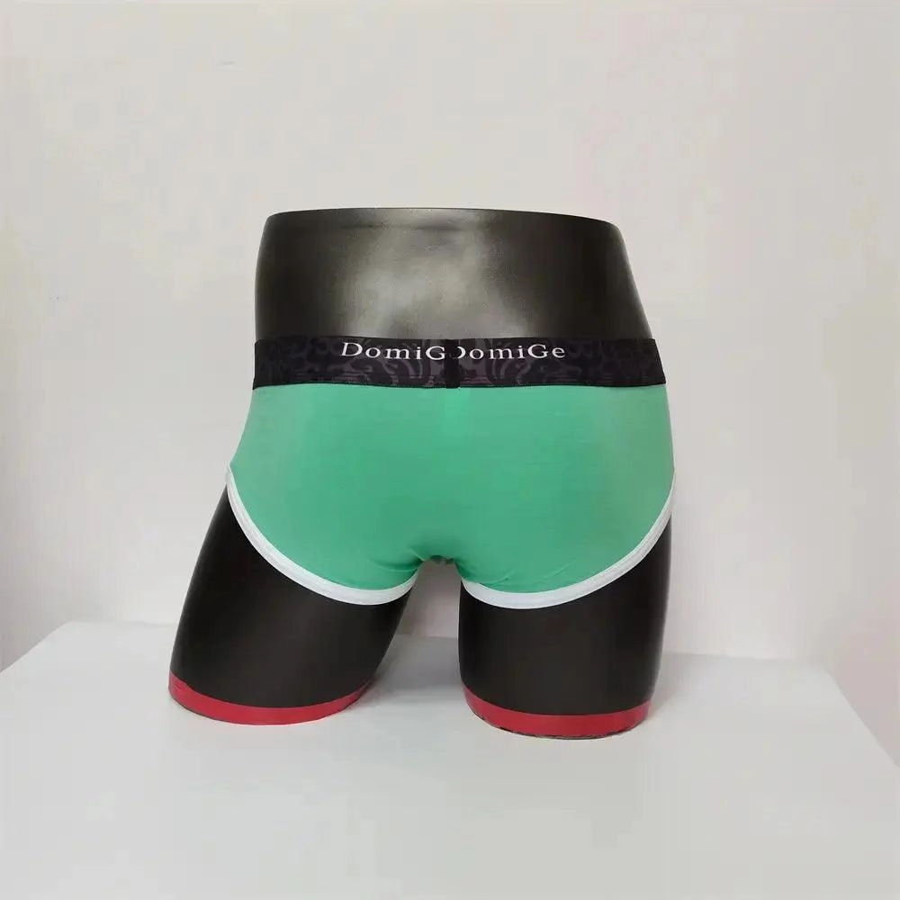 DomiGe Men's Cotton Stretch Briefs with Dual Pouch Underwear