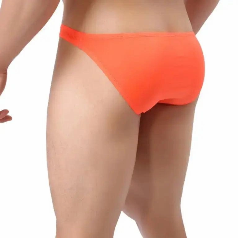 DomiGe Men's Low-Rise Mesh Briefs Full Coverage Male Briefs Underwear
