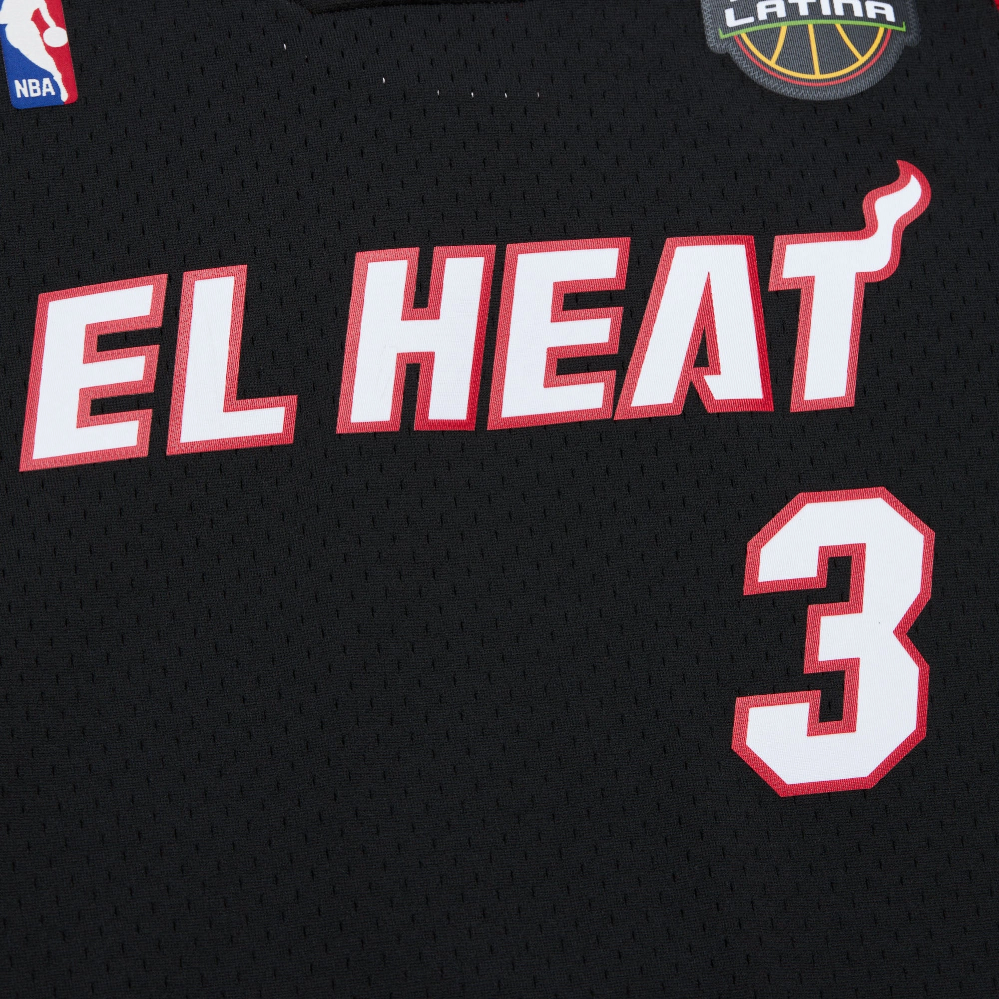 Dwyane Wade Mitchell & Ness 2008-09 EL HEAT Youth Swingman Jersey
