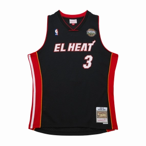 Dwyane Wade Mitchell & Ness 2008-09 EL HEAT Youth Swingman Jersey
